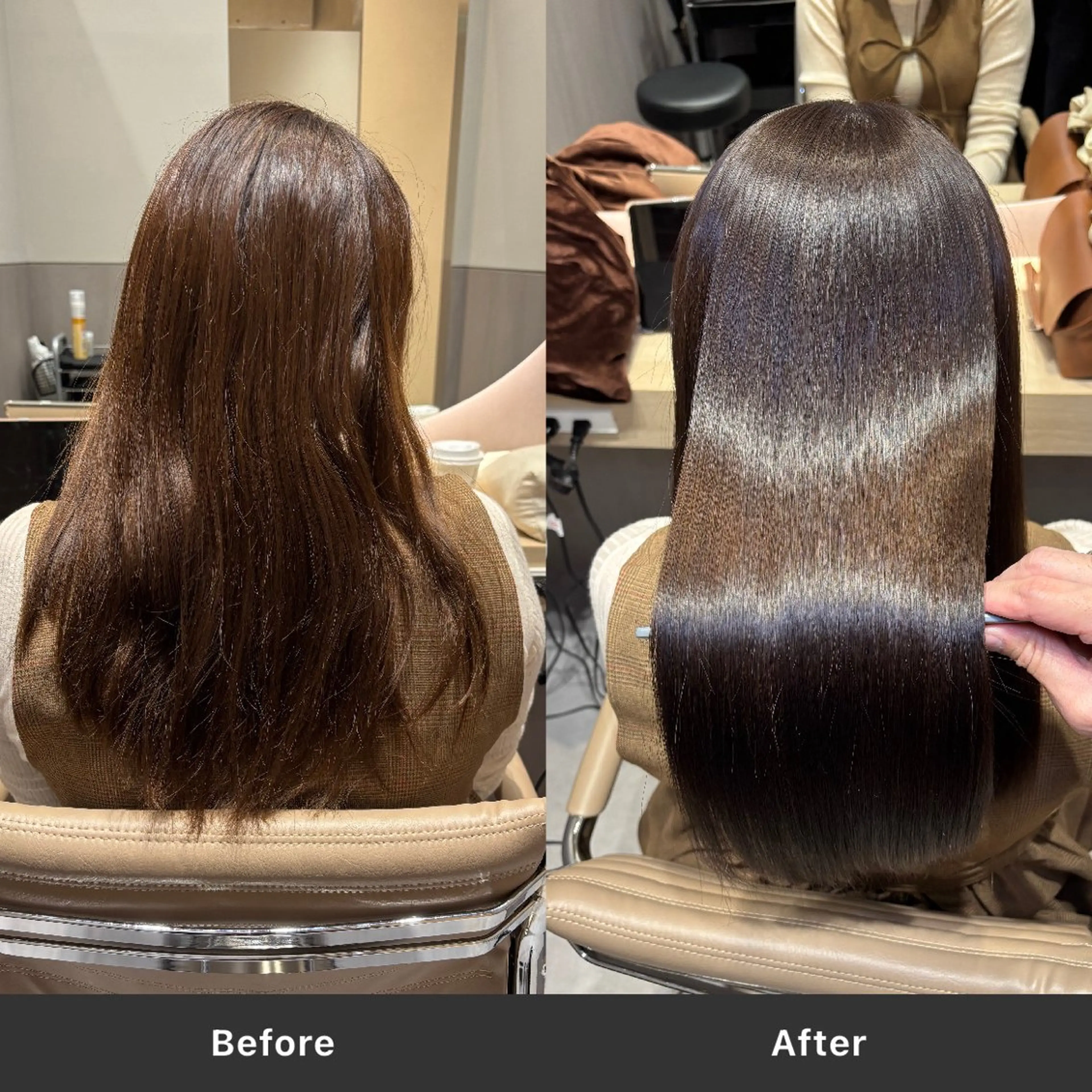 セミロング トリートメント ヘアカラー トリートメント SALOWIN所属・吉祥寺/髪質改善 縮毛矯正特化/川口のヘアスタイル