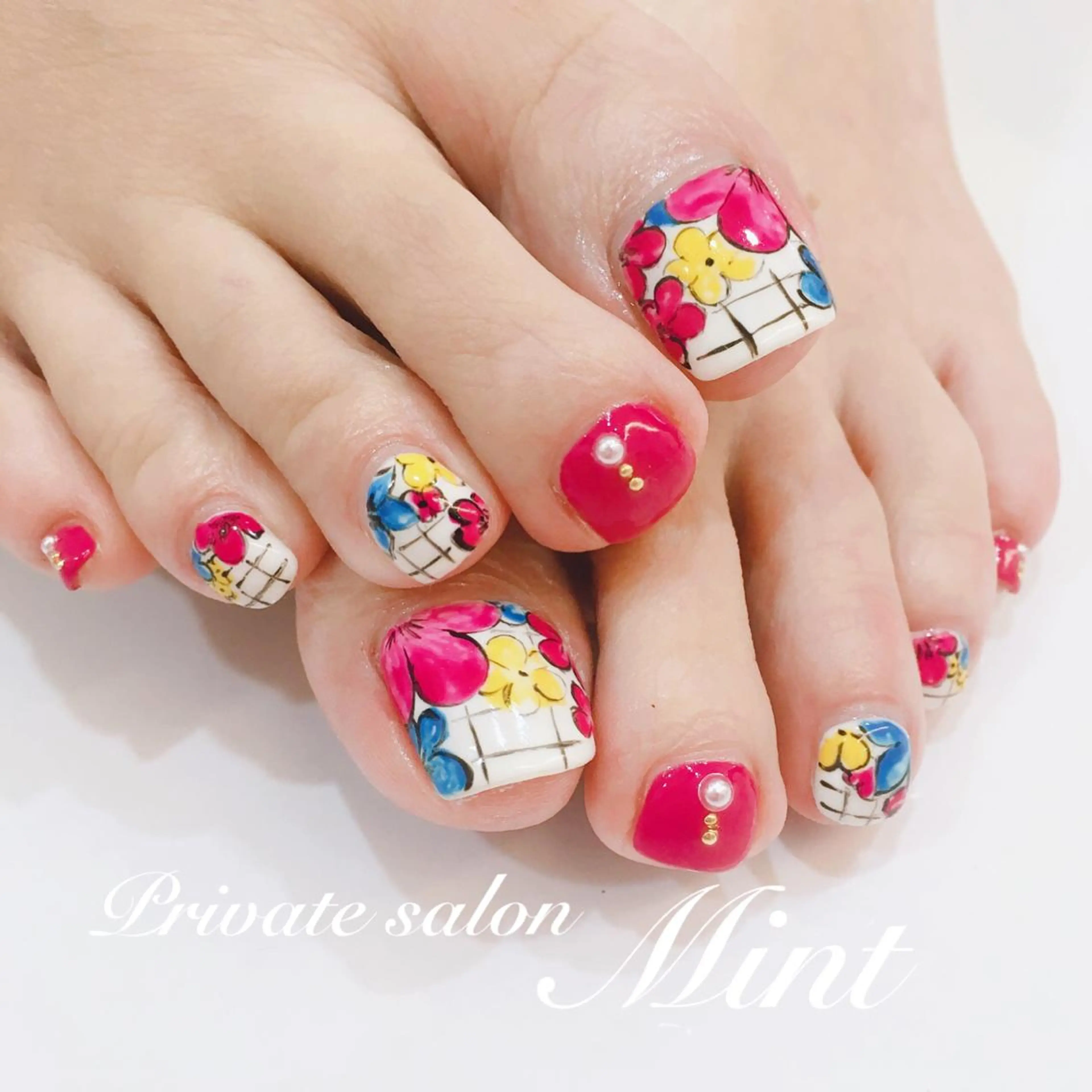 ネイル フットネイル Mint. nailのネイルデザイン