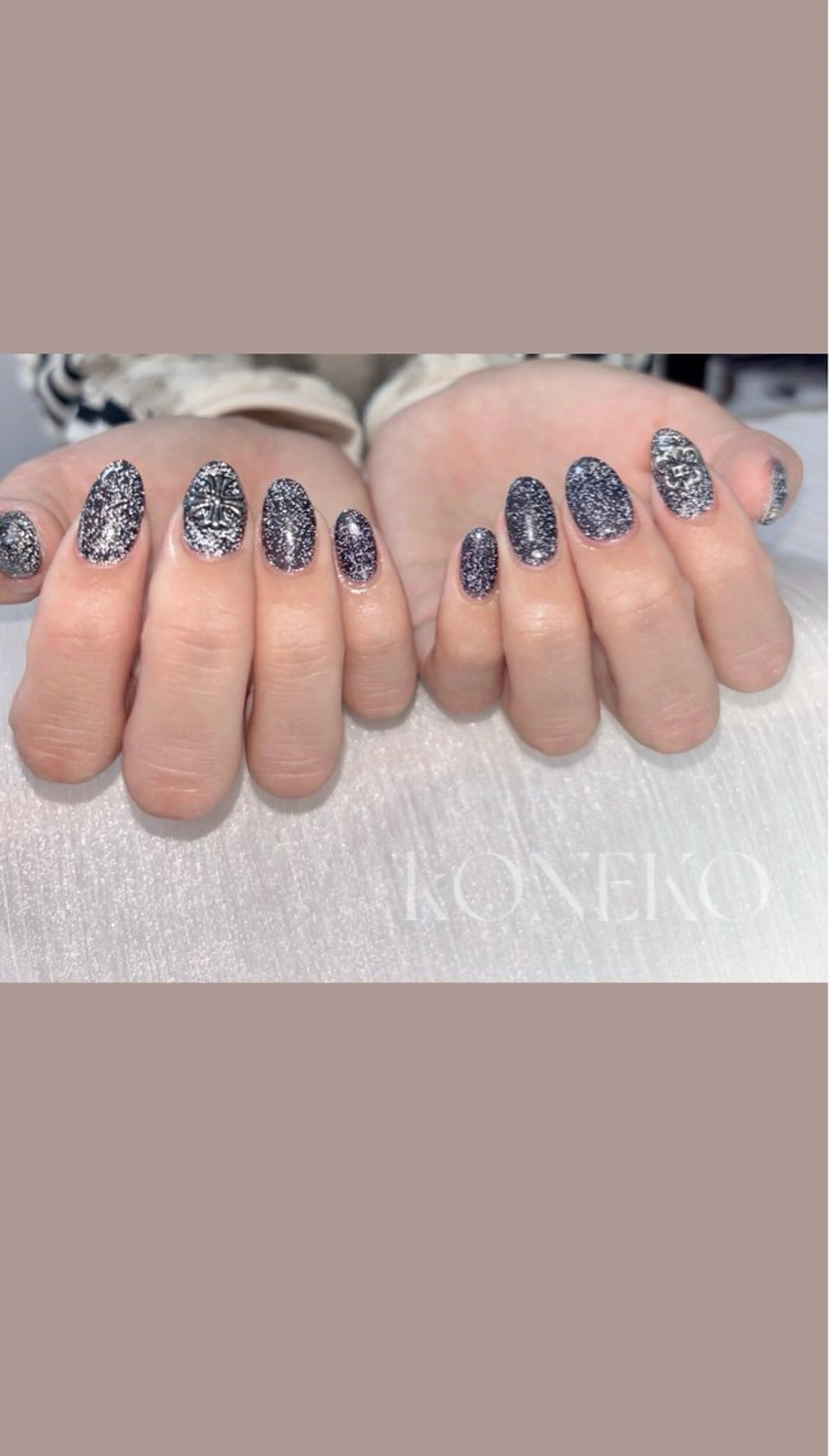 ネイル ハンドネイル コネコネイルサロン モデル用のネイルデザイン