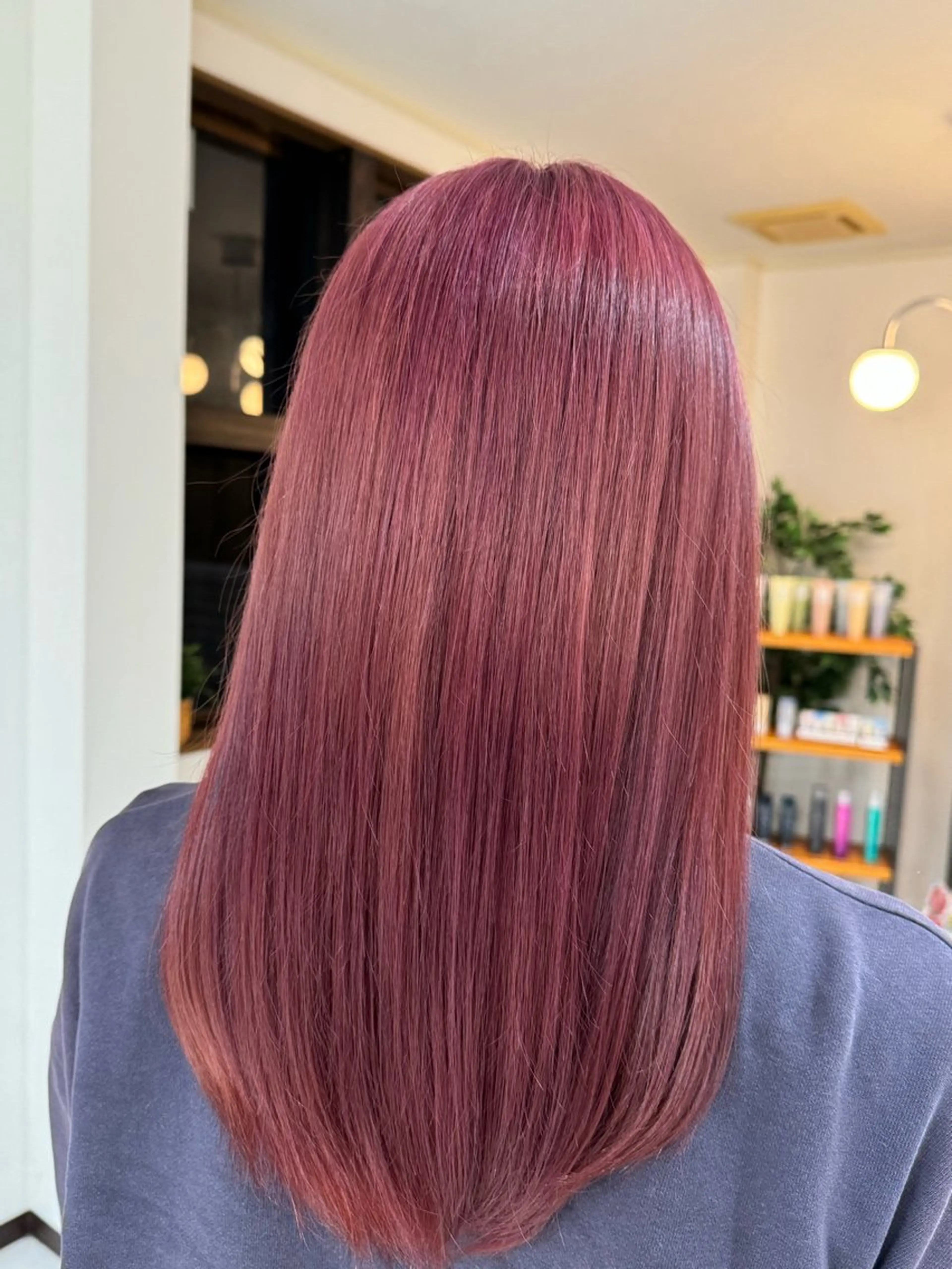 ロング カラー 大内 カオリのヘアスタイル