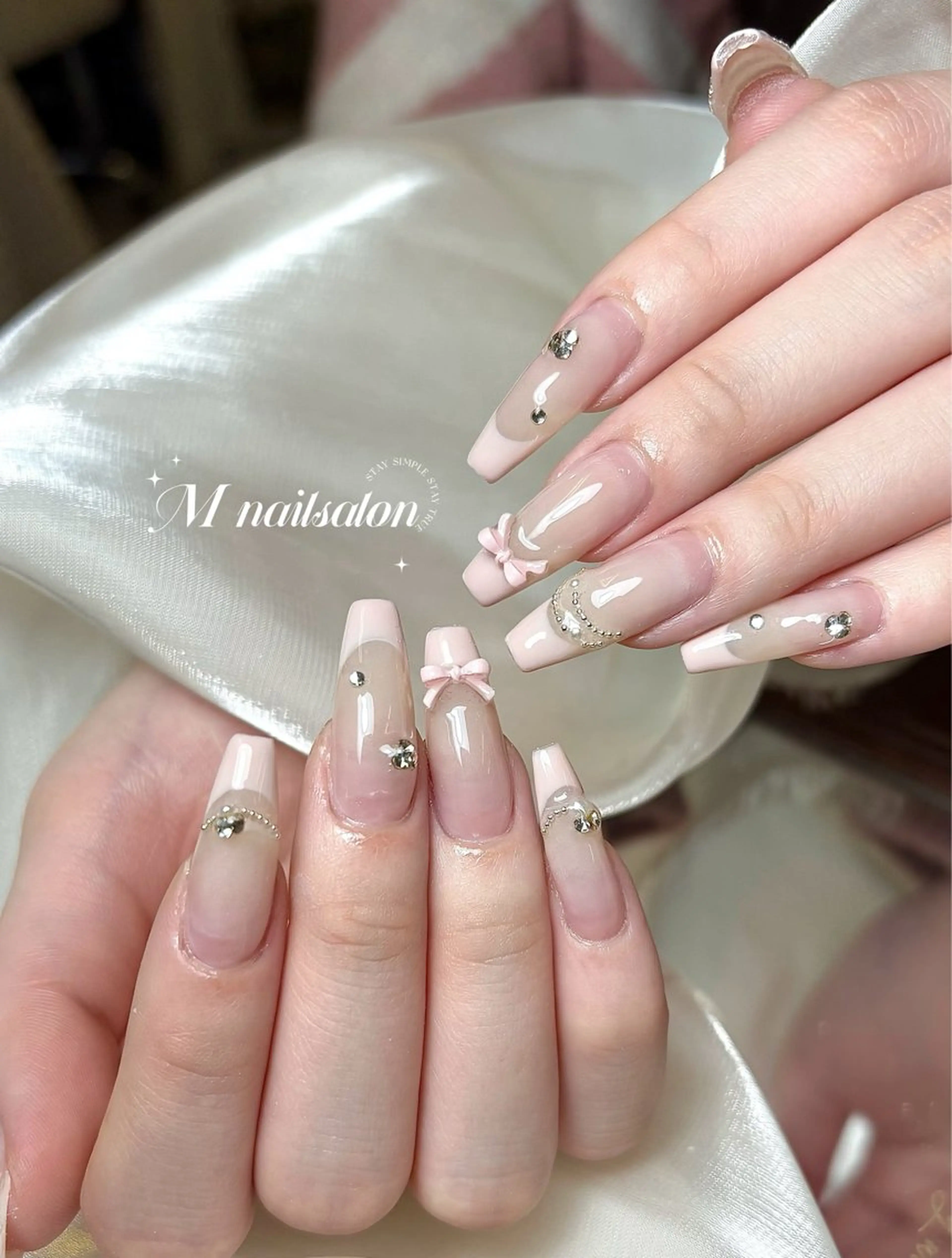 ネイル M🌷nail 長さだし専門店のネイルデザイン