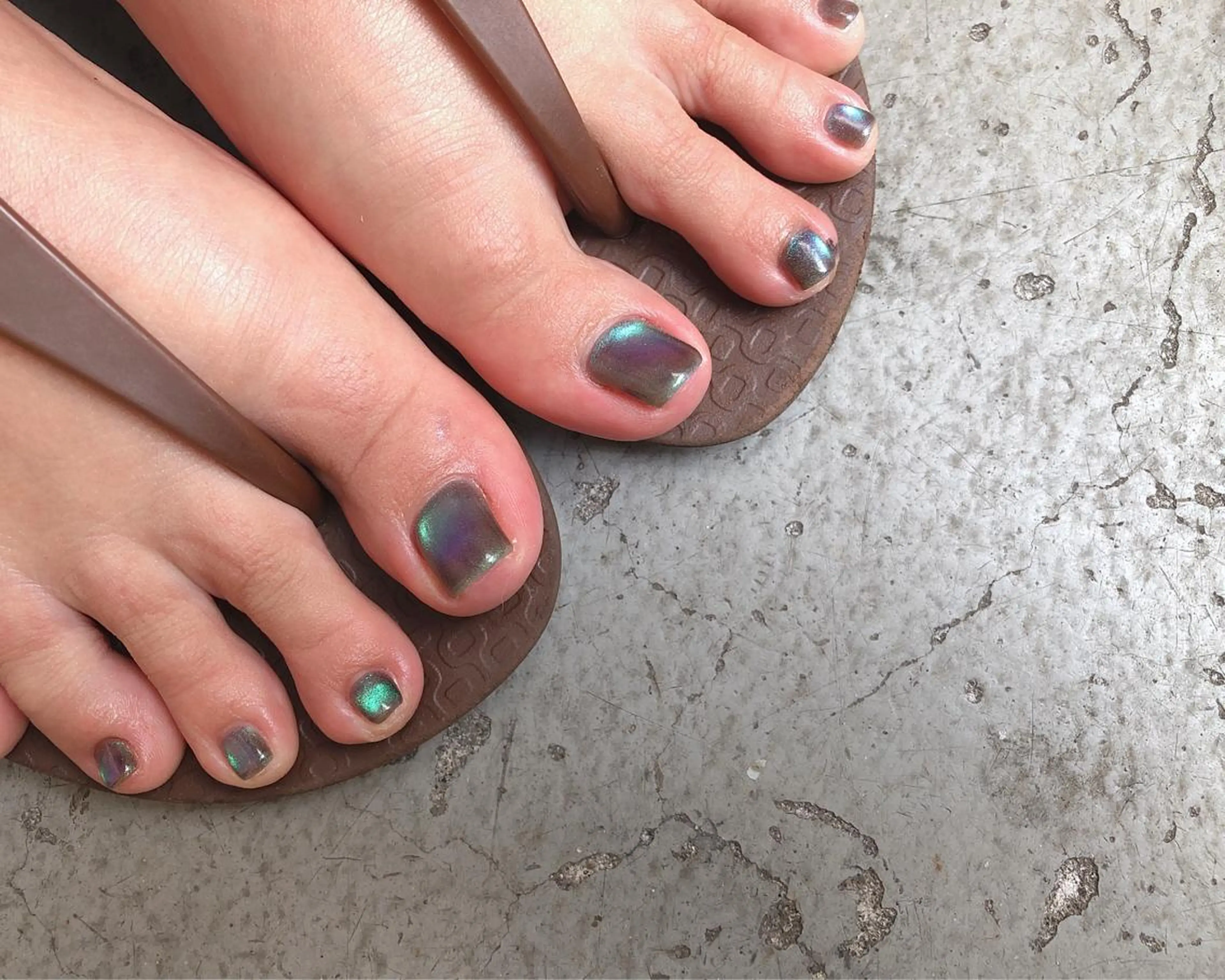 ネイル マグネットネイル フットネイル nail heron所属・saki_ nail heronのネイルデザイン