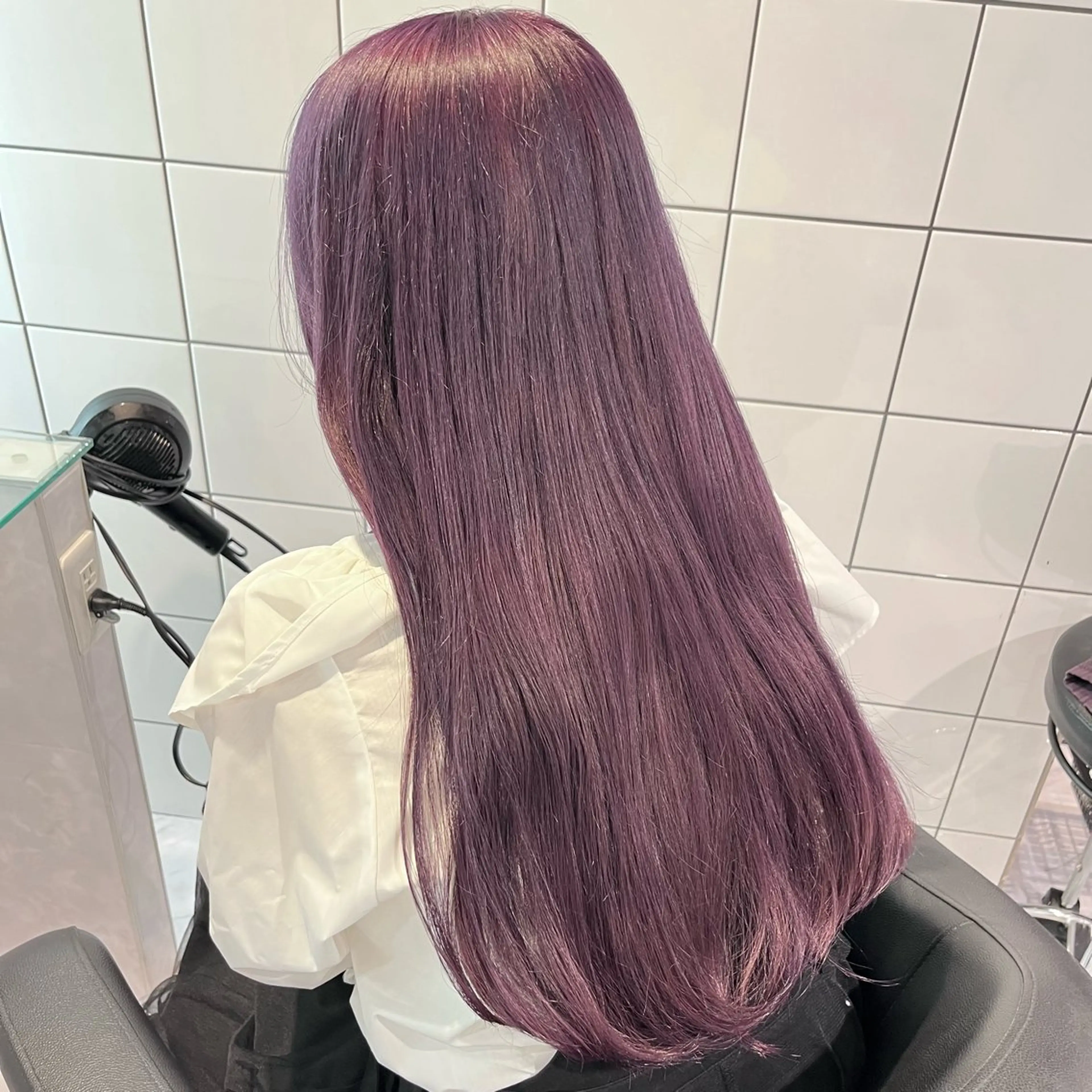 ロング カラー ヘアカラー トリートメント ヘッドスパ ヘアセット 🫧うる艶トレンド 🫧透明感カラーのヘアスタイル