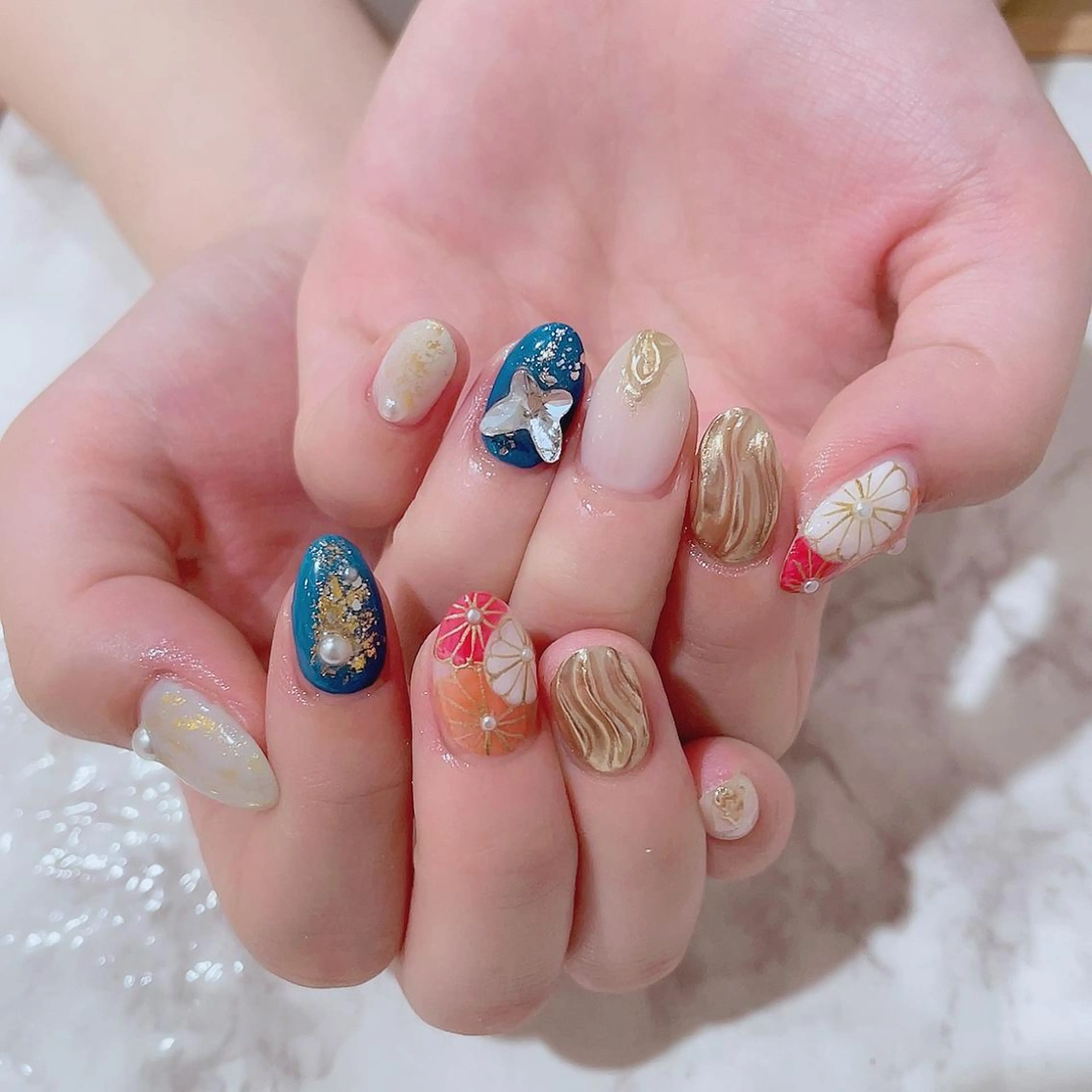 ネイル ハンドネイル ハンドケア nailsalon SuMILEのネイルデザイン