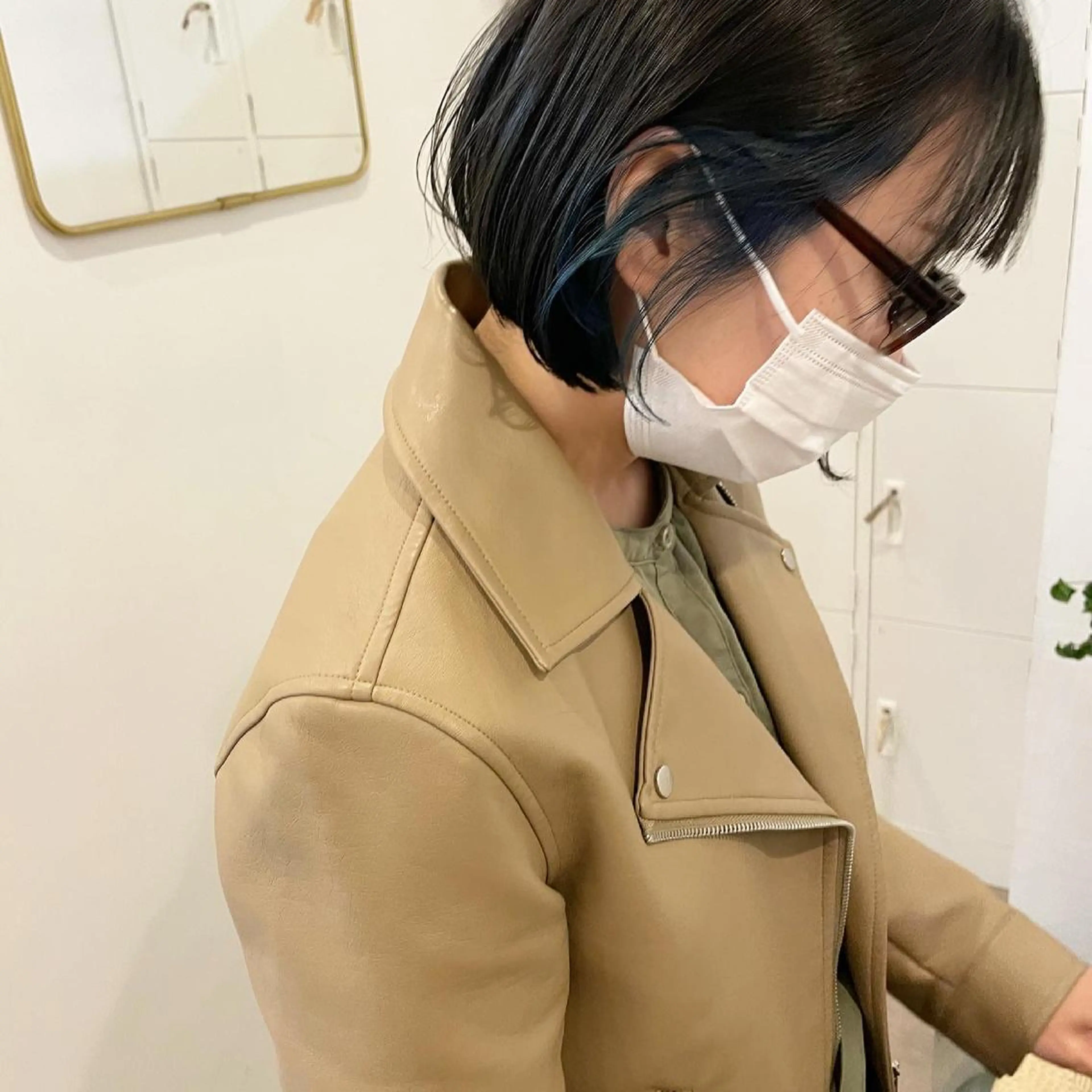 カラー 大迫 江梨のヘアスタイル