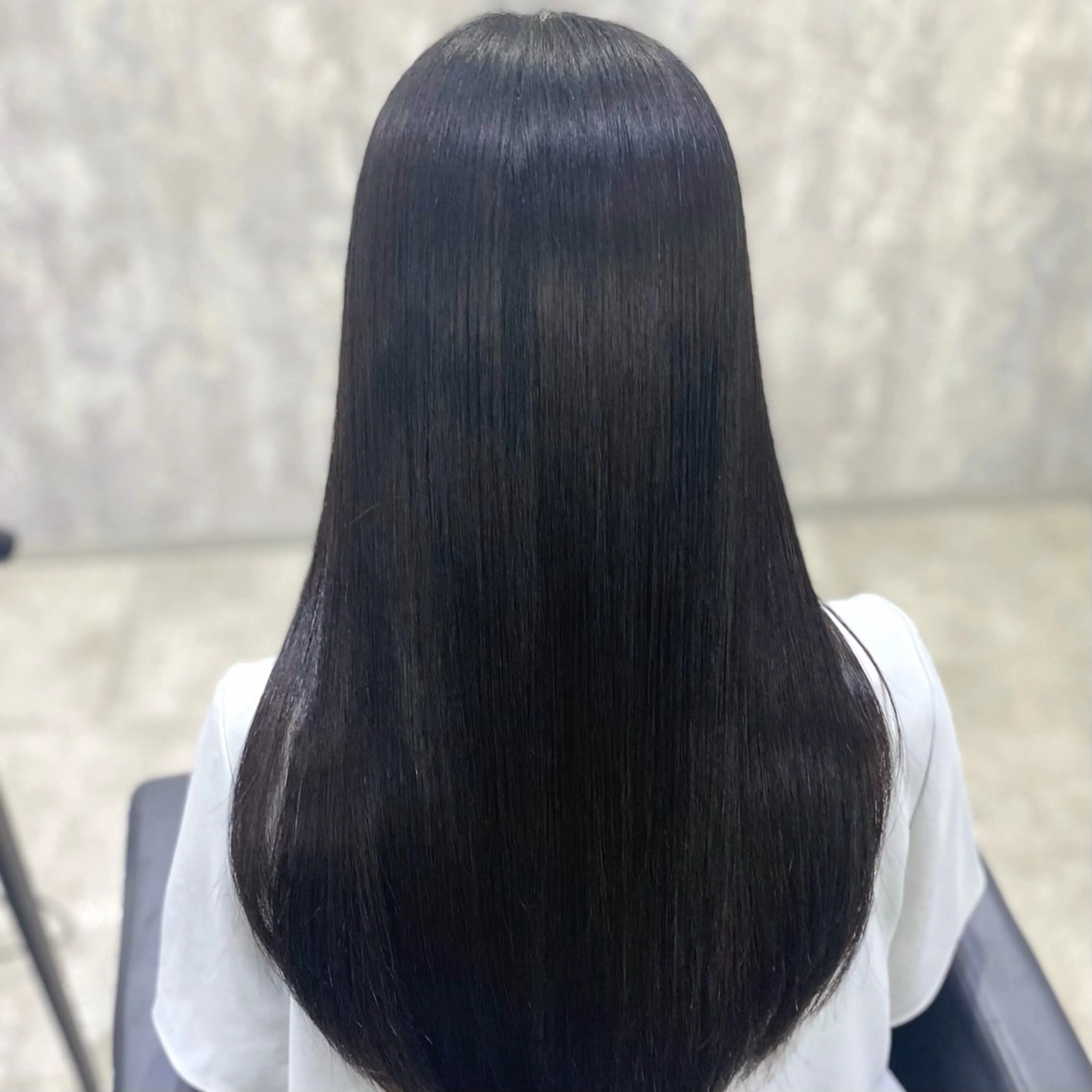 ロング カラー 透明感カラー トリートメント shiori/透明感 /顔周り/髪質改善のヘアスタイル