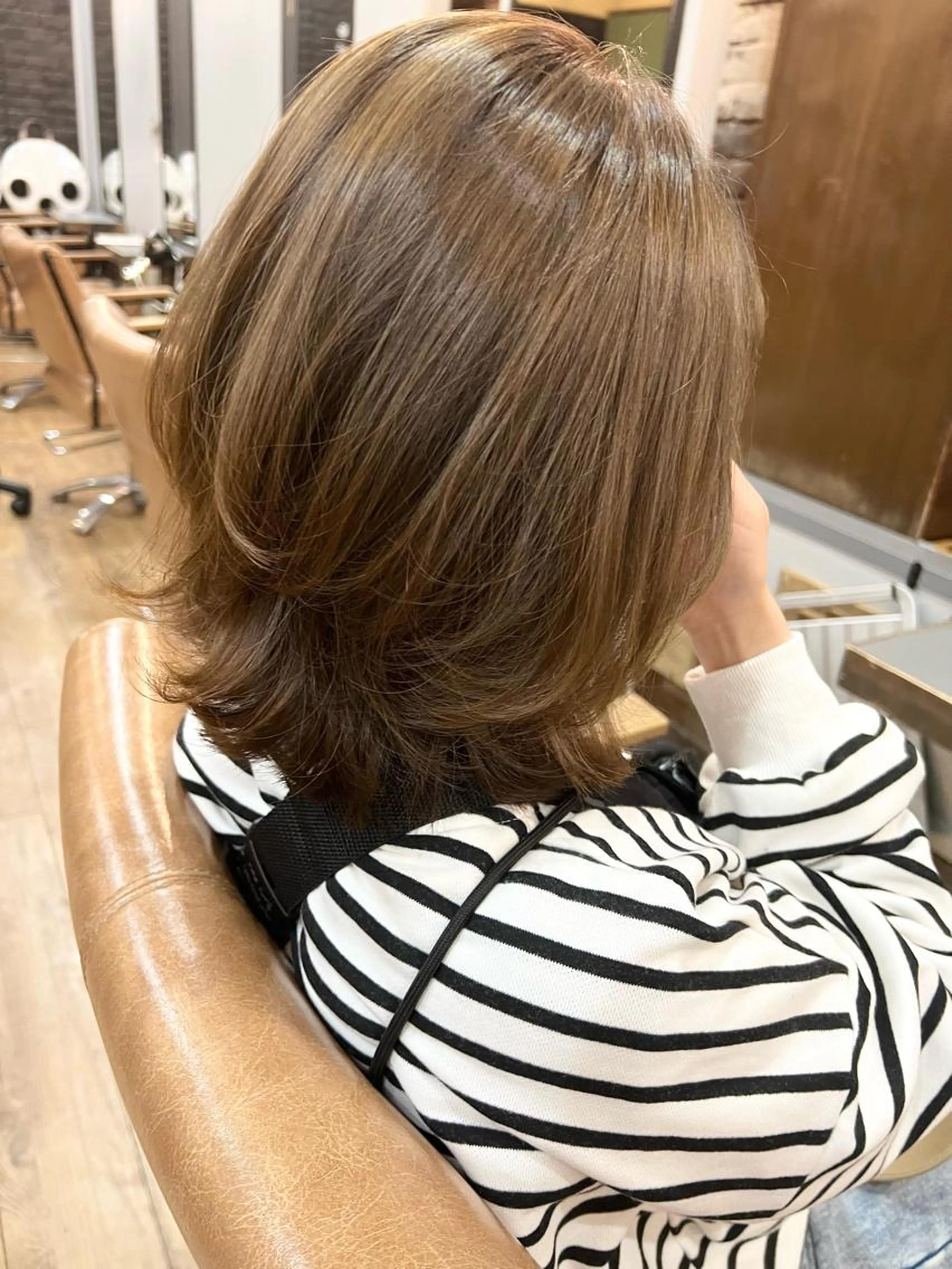 🦋【迷ったらこれ！】カット＋カラー＋髪質対応トリートメント💇‍♀️🎨の写真