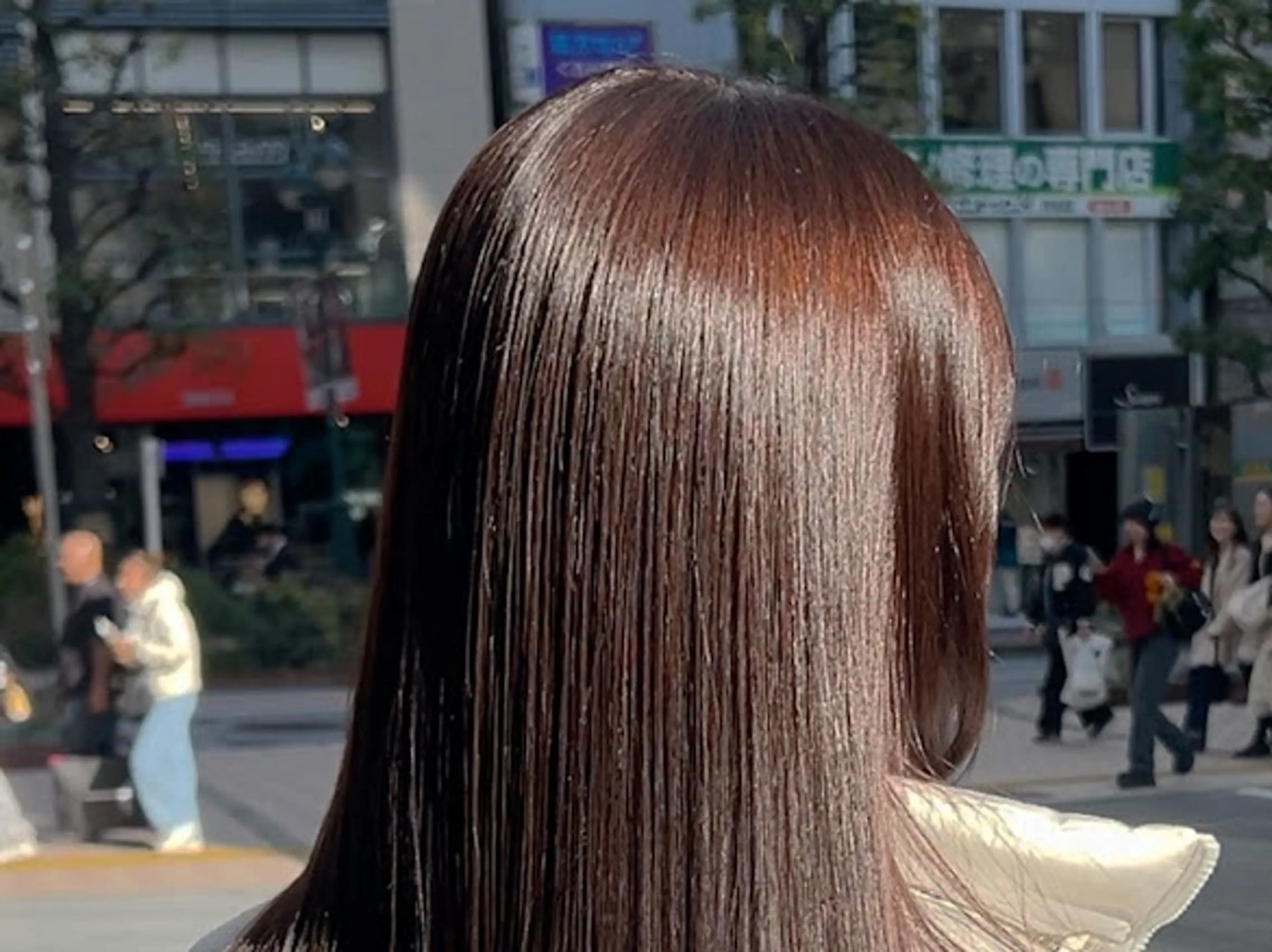 セミロング カラー Aiso Rikuのヘアスタイル