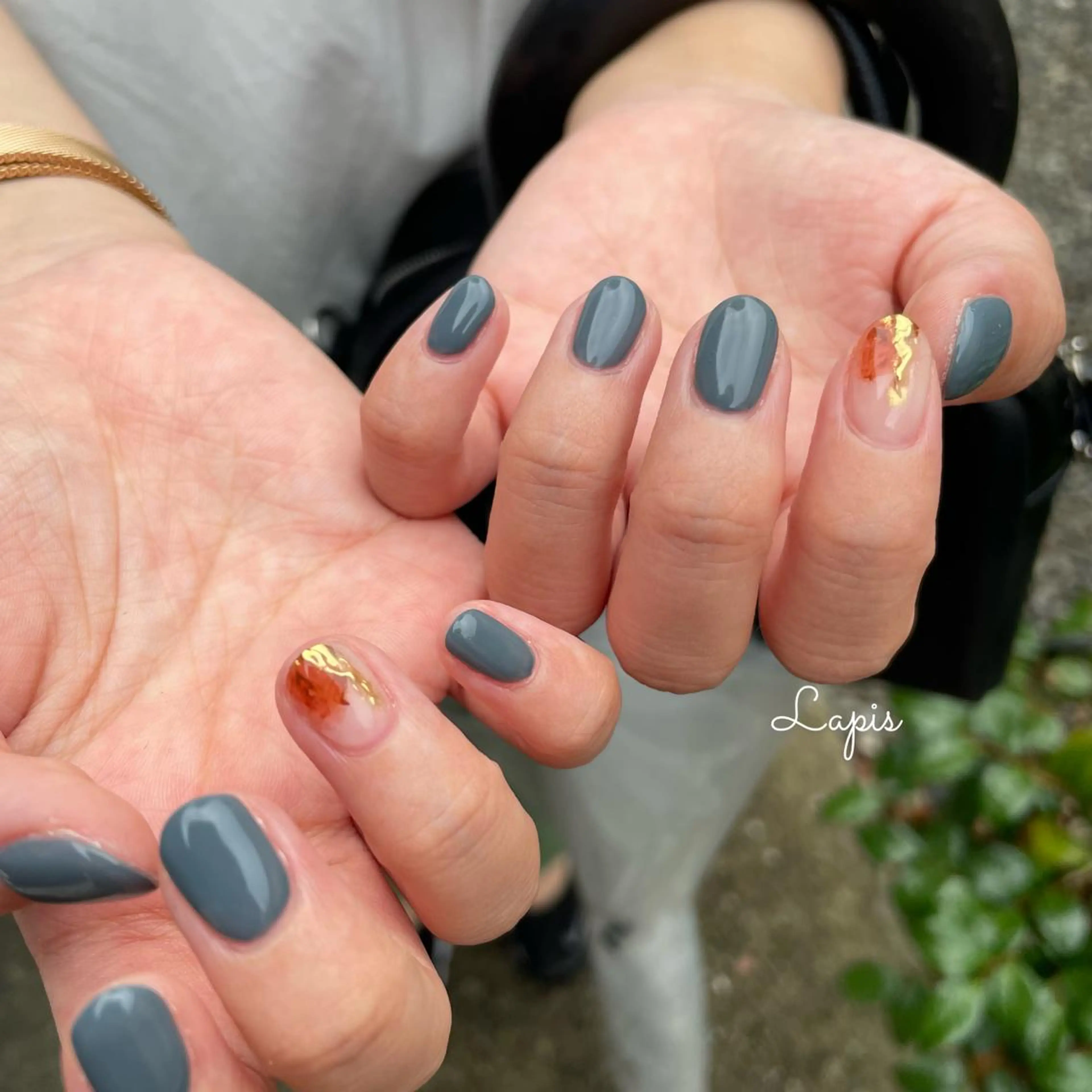 ネイル ハンドネイル Lapis *のネイルデザイン