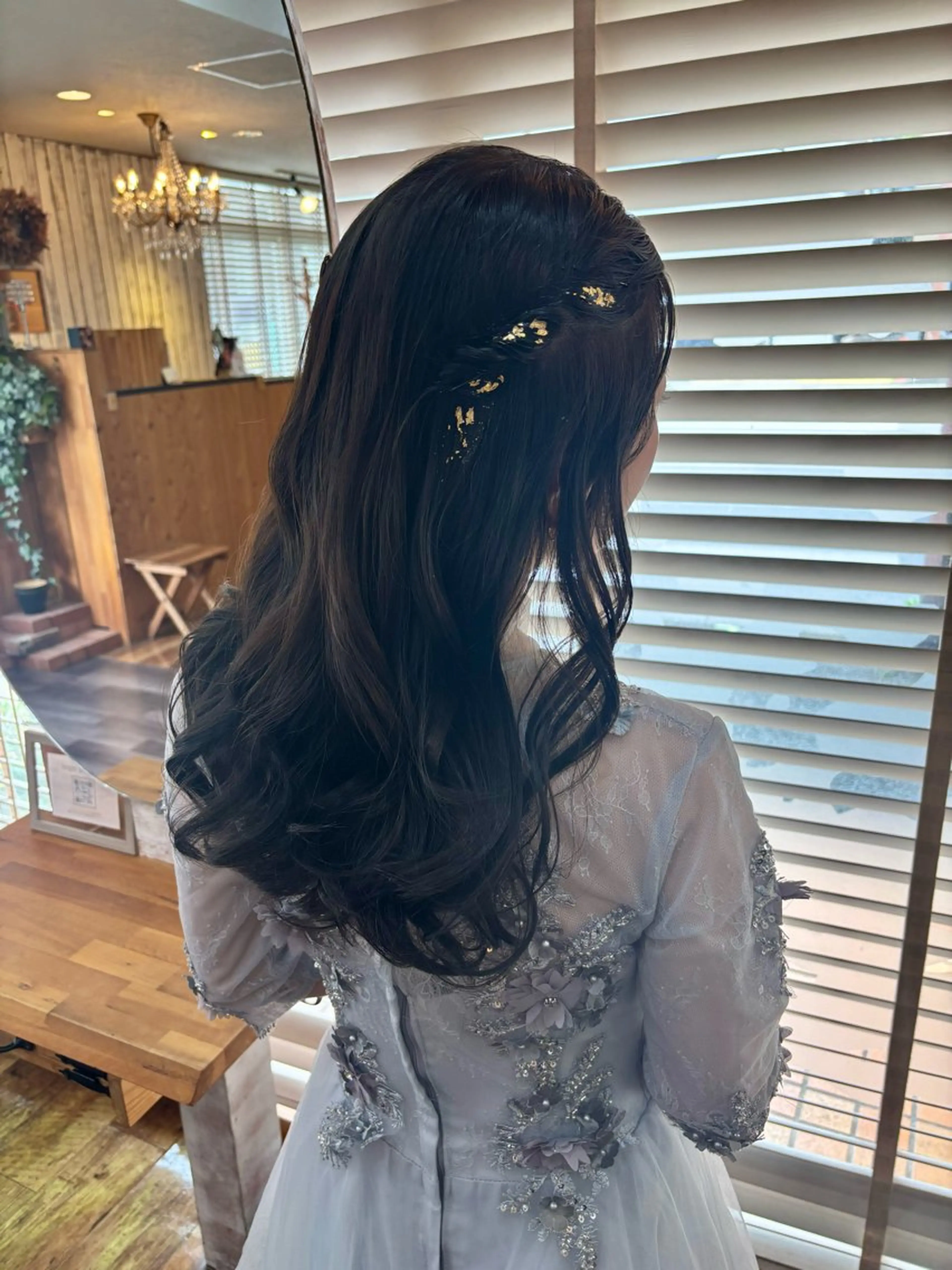 ロング ヘアアレンジ bright所属・miku ヘアセット/着付けのヘアスタイル