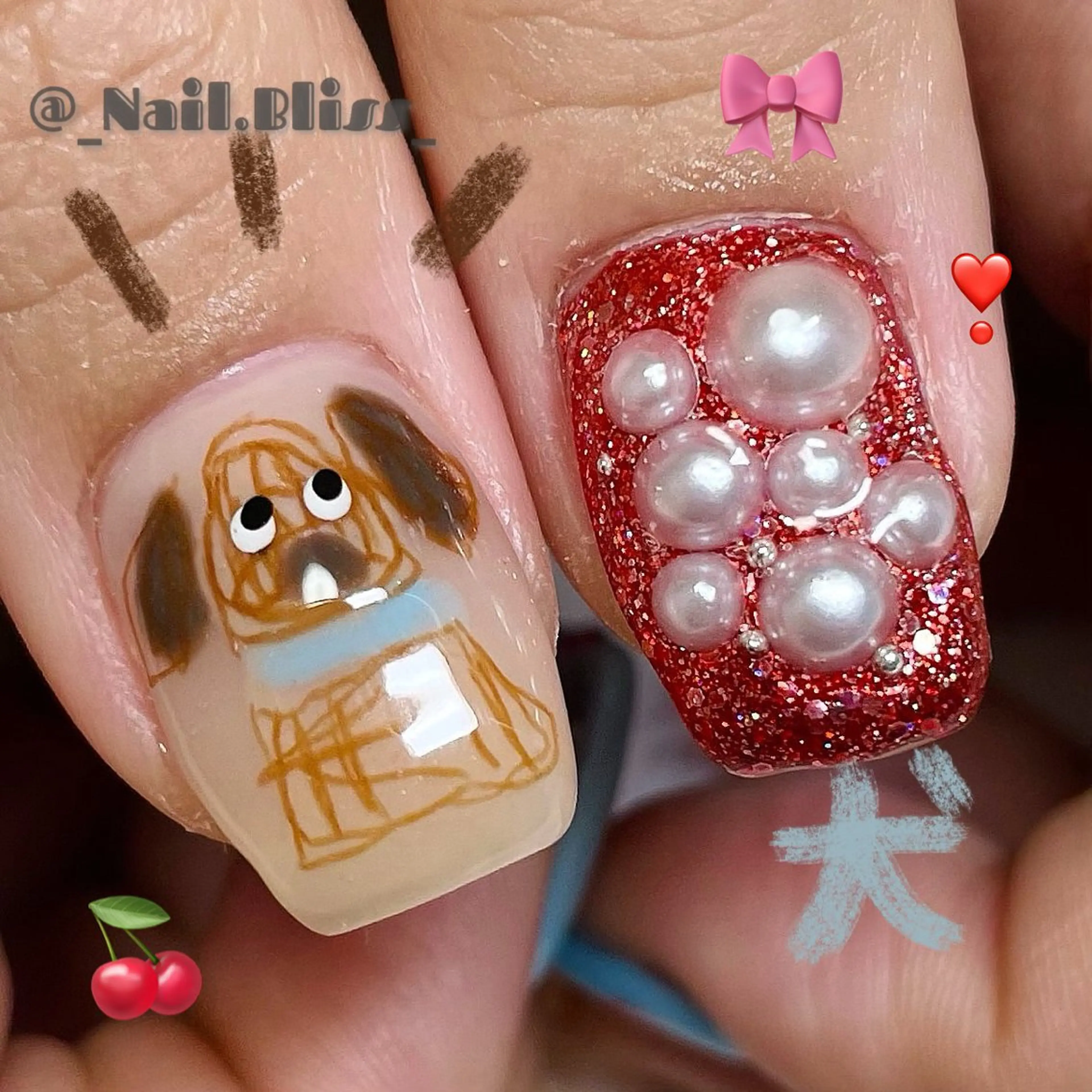 ネイル 持ち込み ハンドネイル NAIL BLISSのネイルデザイン