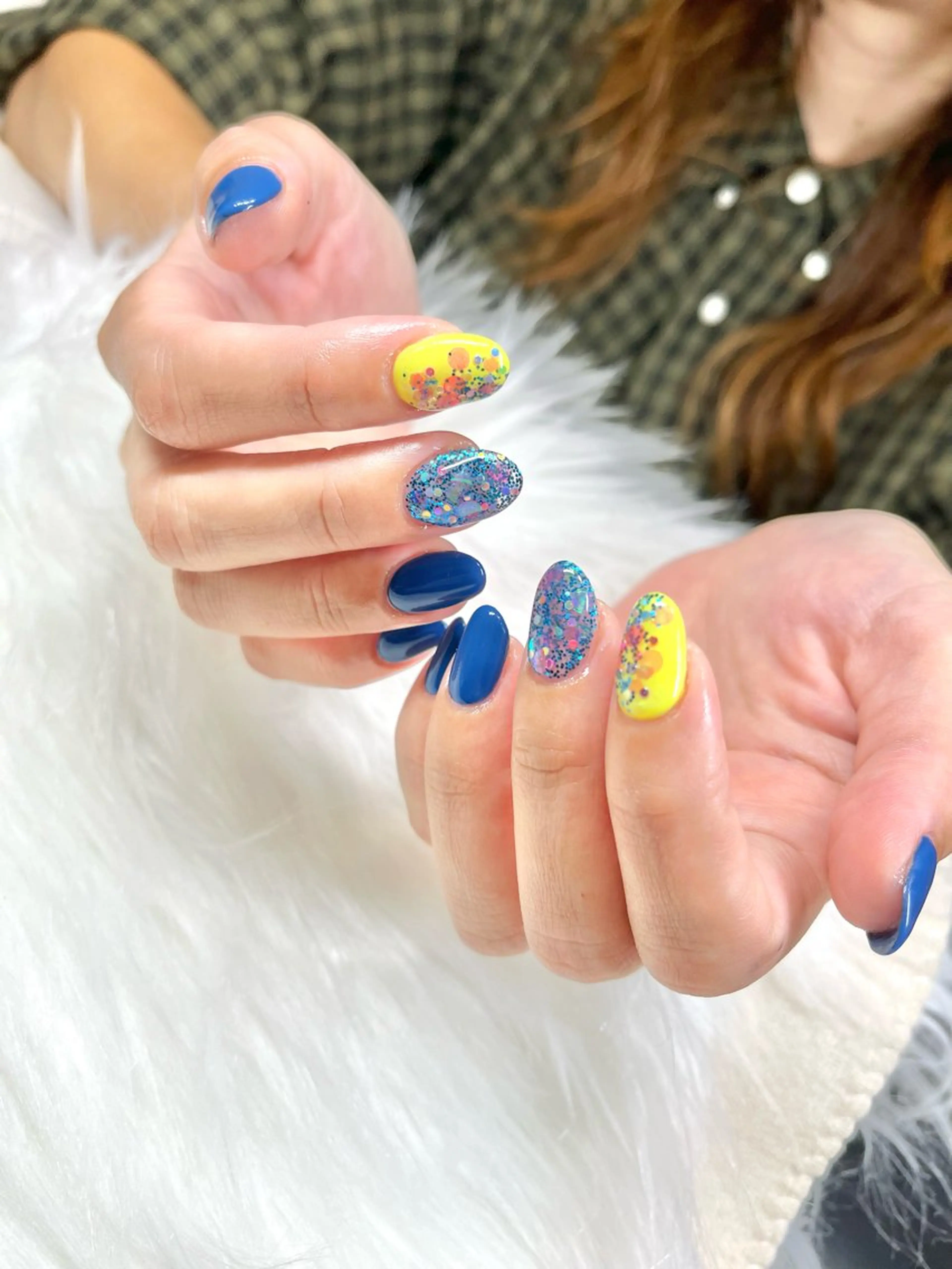 ミディアム ハンドネイル ネイルサロン hanakoharuのネイルデザイン