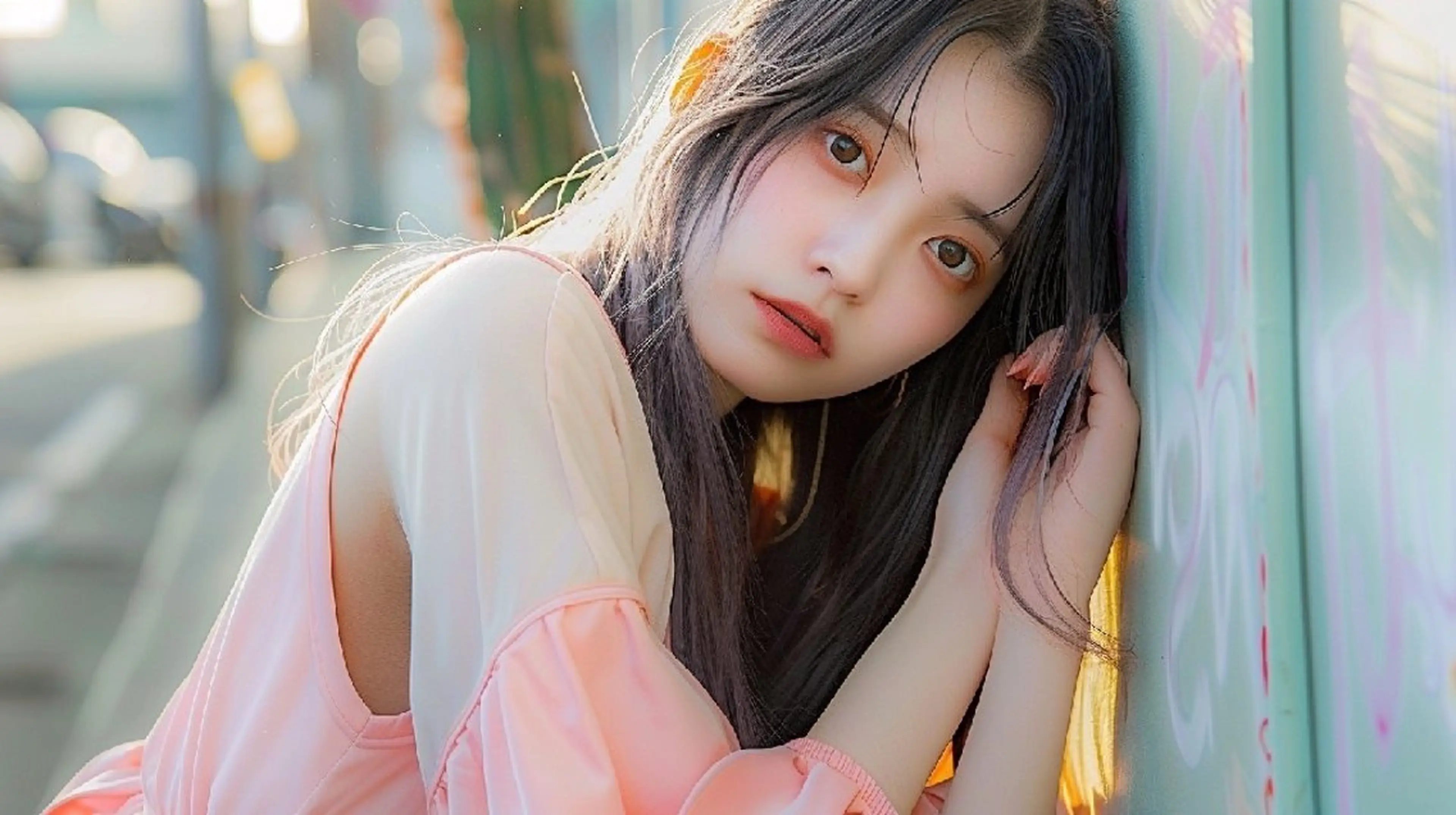 カラー 束感まつぱ🥑🤍 NATUKI🤍のヘアスタイル