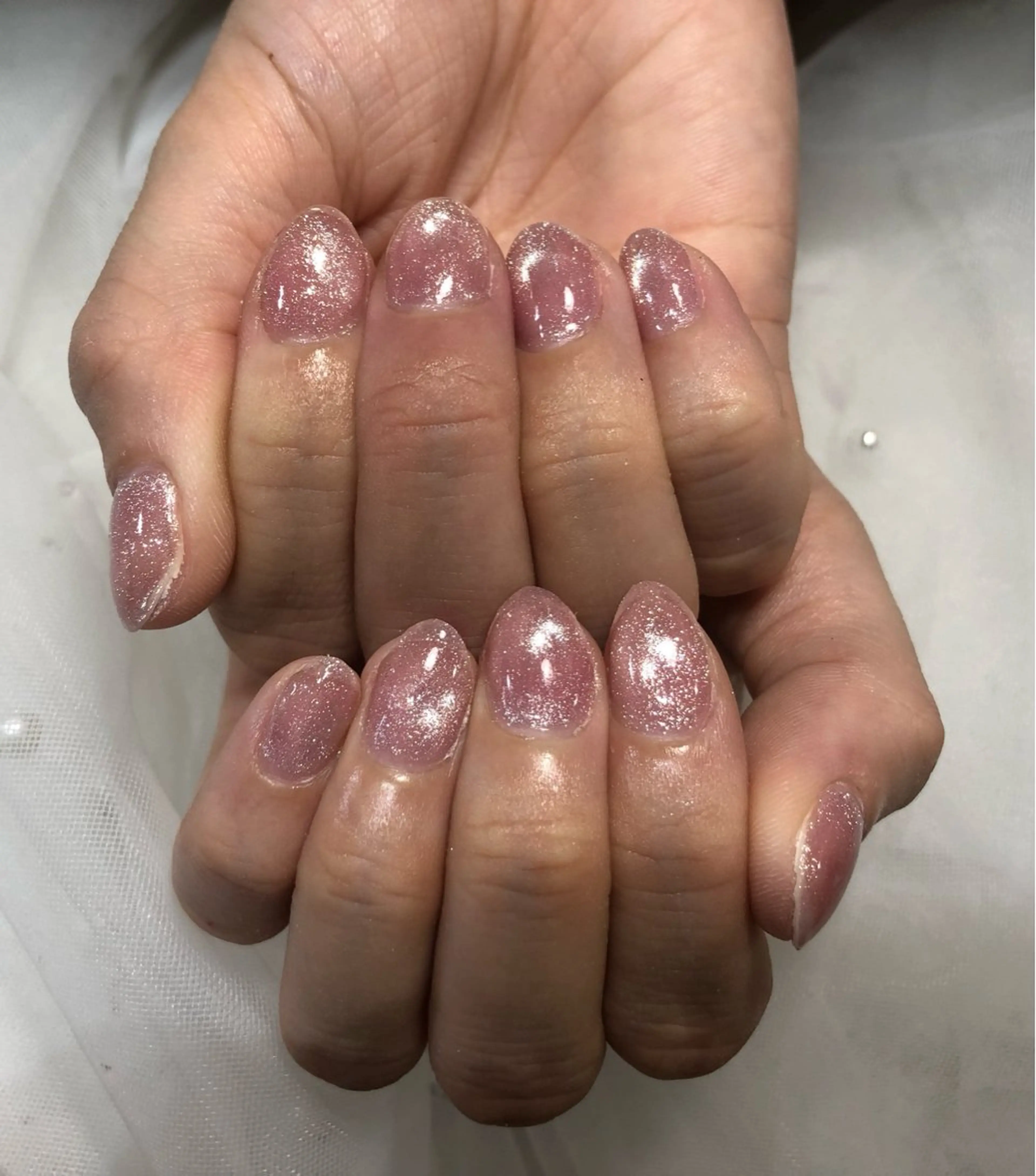 ネイル マグネットネイル ビー玉ネイル 💅研修生の chan みきのネイルデザイン