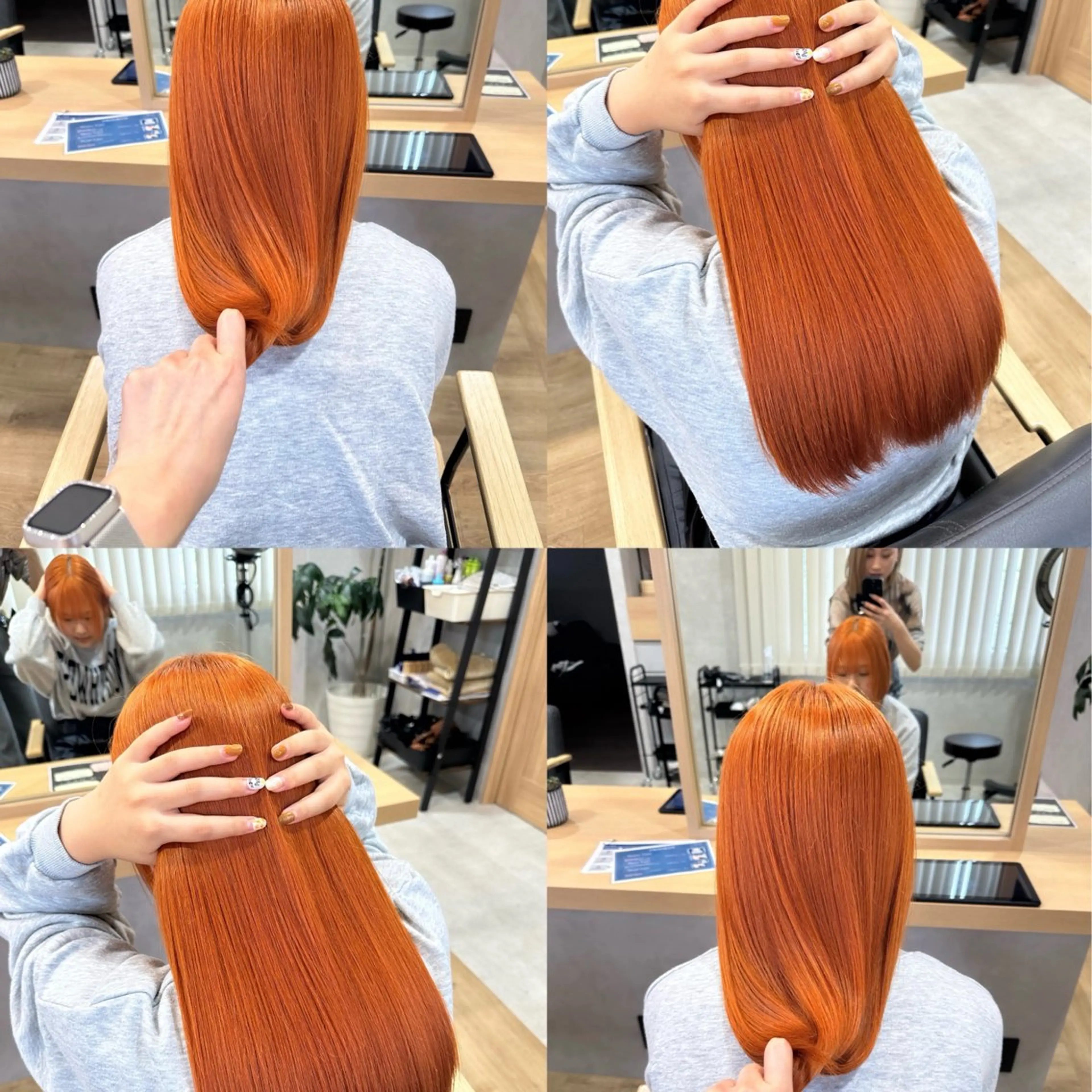 セミロング カラー カット ヘアカラー regalo 森重ユウのヘアスタイル