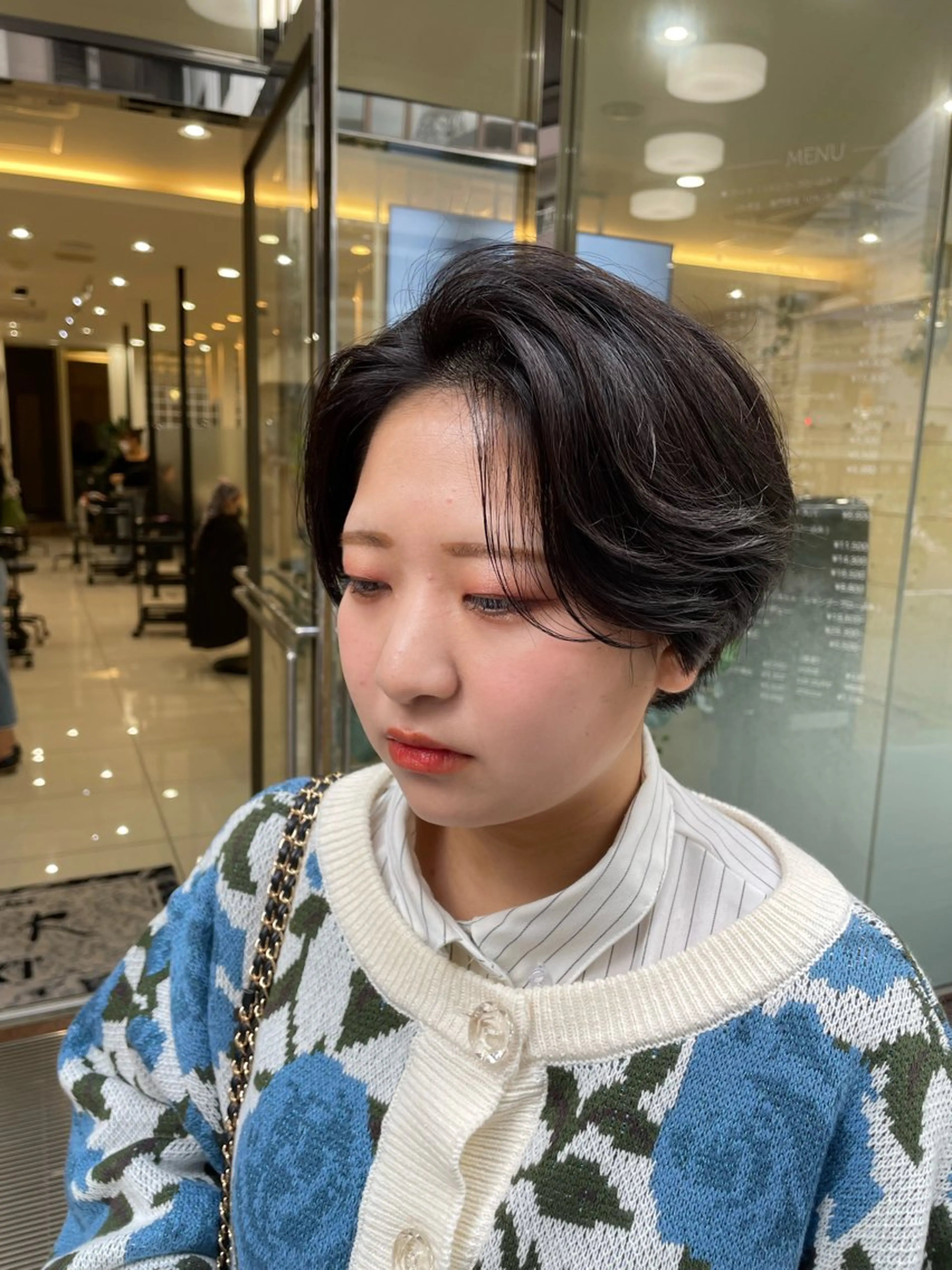 ショート カラー 髪質改善 ショートヘア トリートメント カット ヘアカラー トリートメント 田野倉NEXT店 美髪ニストのヘアスタイル