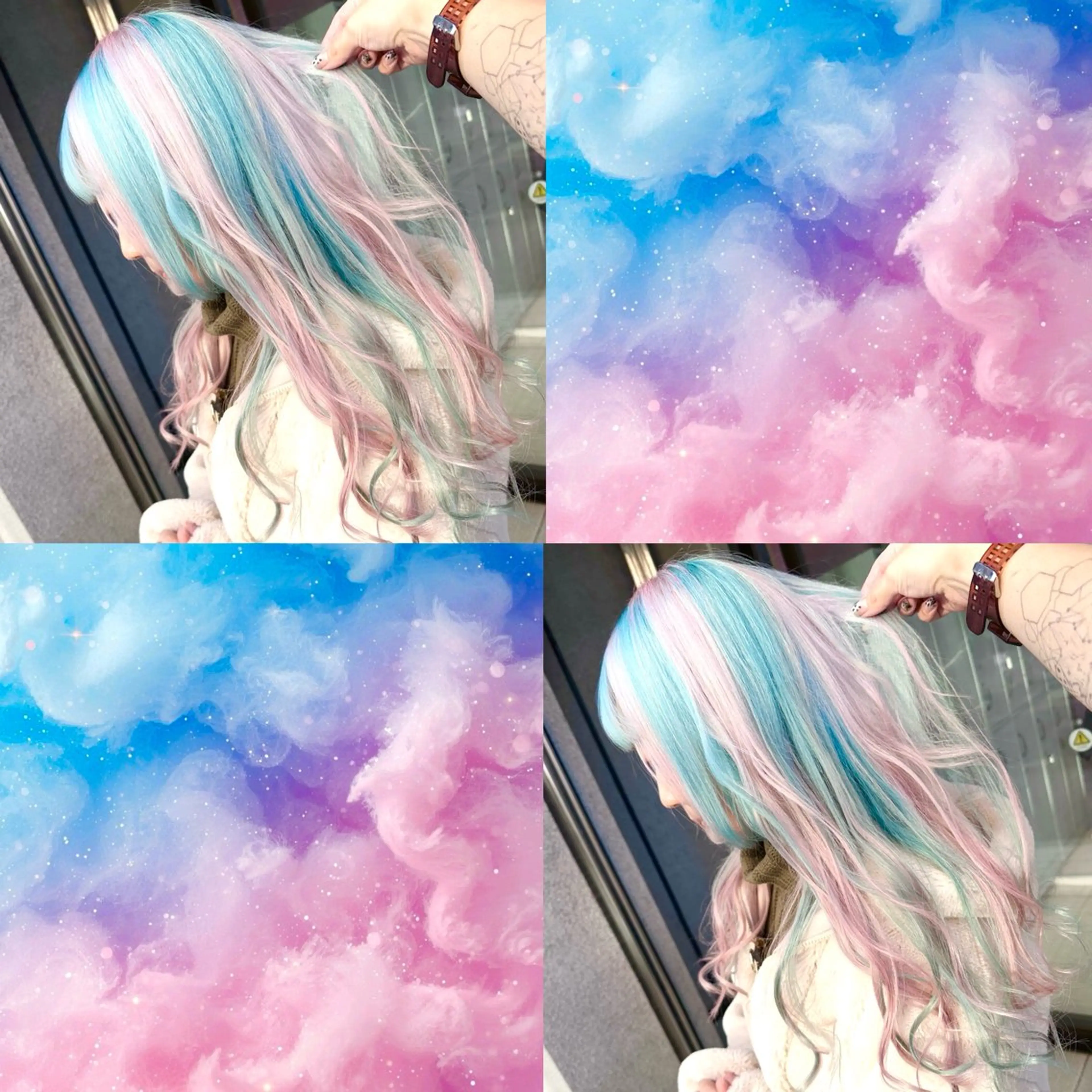 ロング ✨色落ちまで可愛い✨ MANATO🎨🌈のヘアスタイル