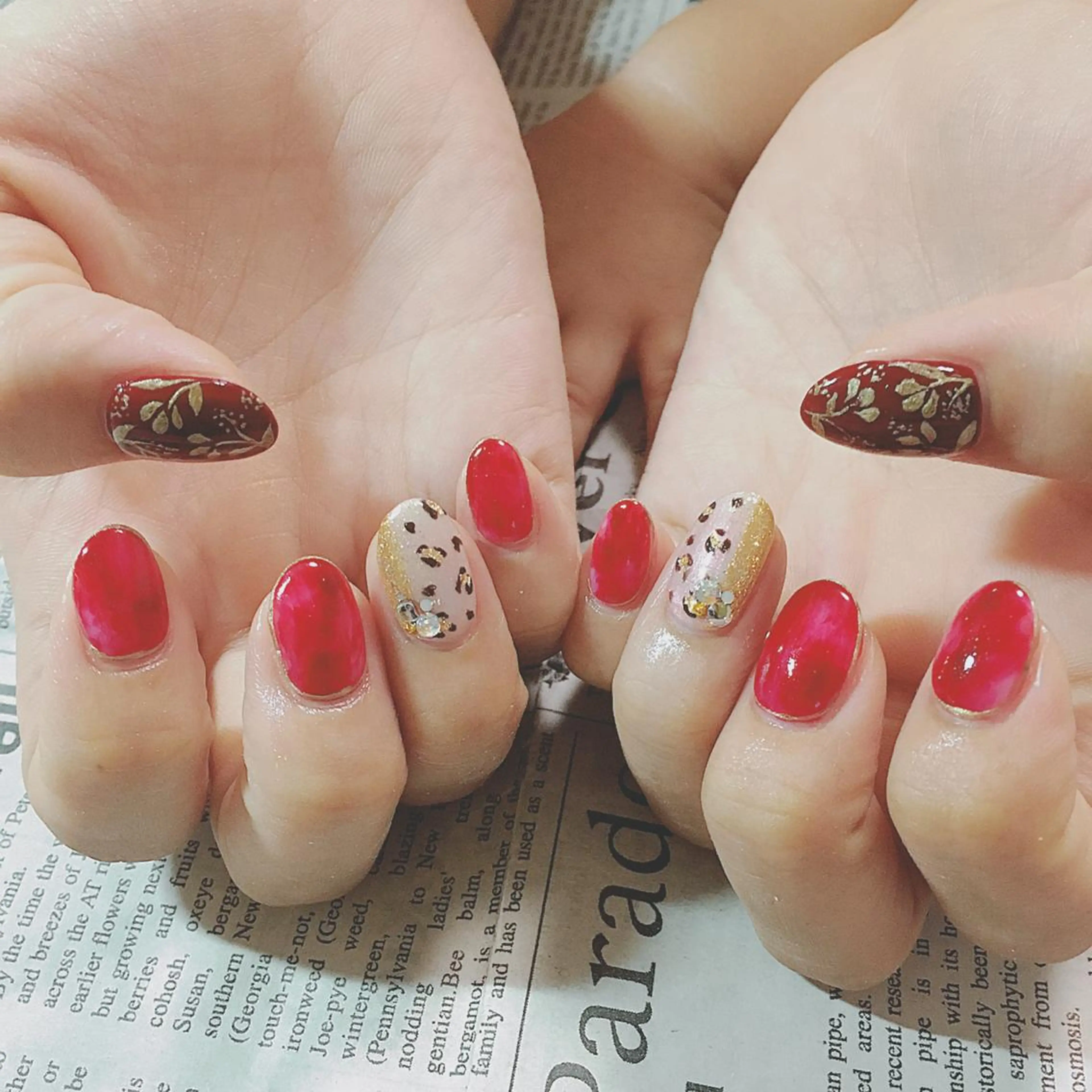 ネイル ハンドネイル ハンドケア 森山 舞のネイルデザイン