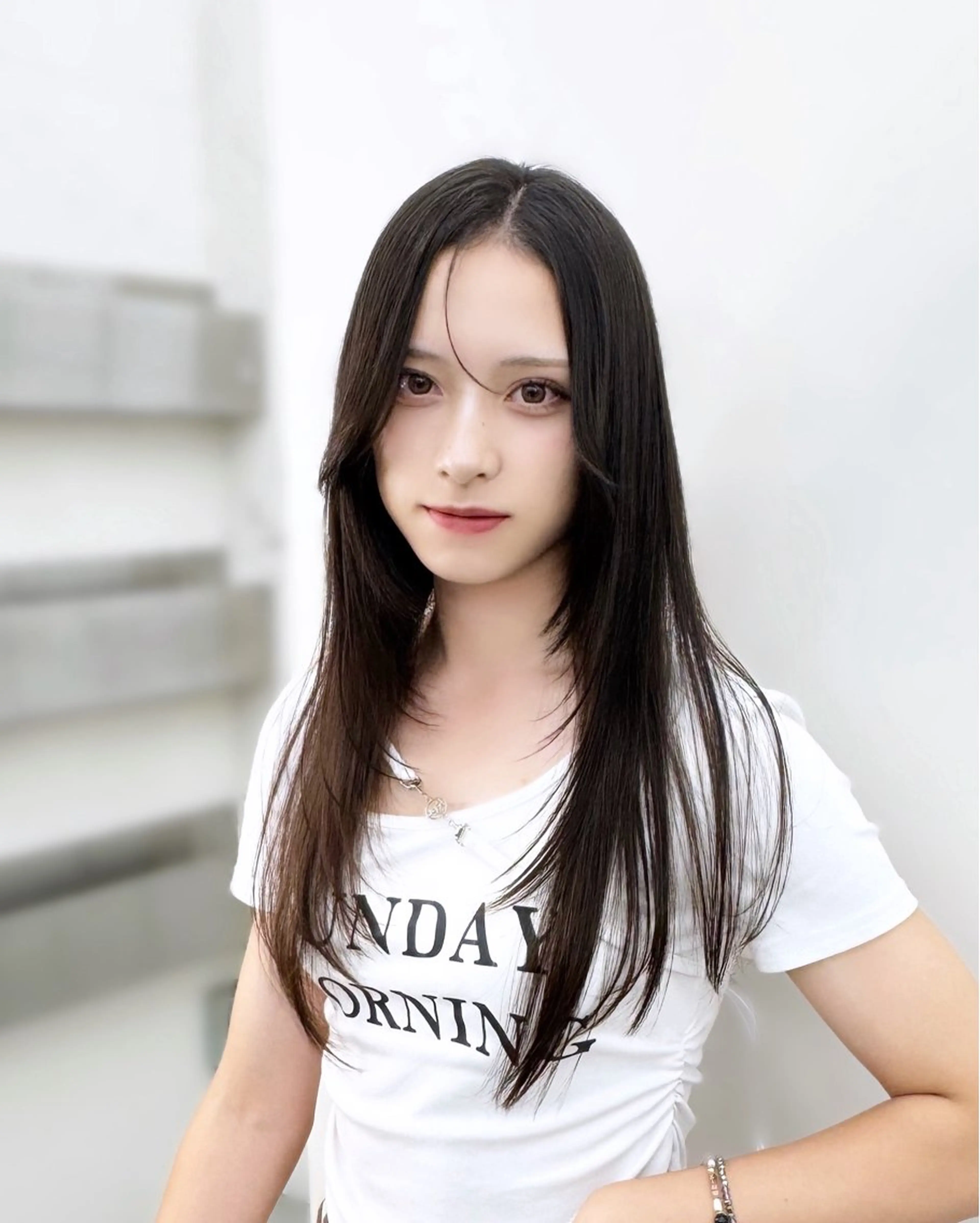 ロング カラー カット ヘアカラー トリートメント 🦋韓国系指名No1 店長/圓山 祐也🦋のヘアスタイル