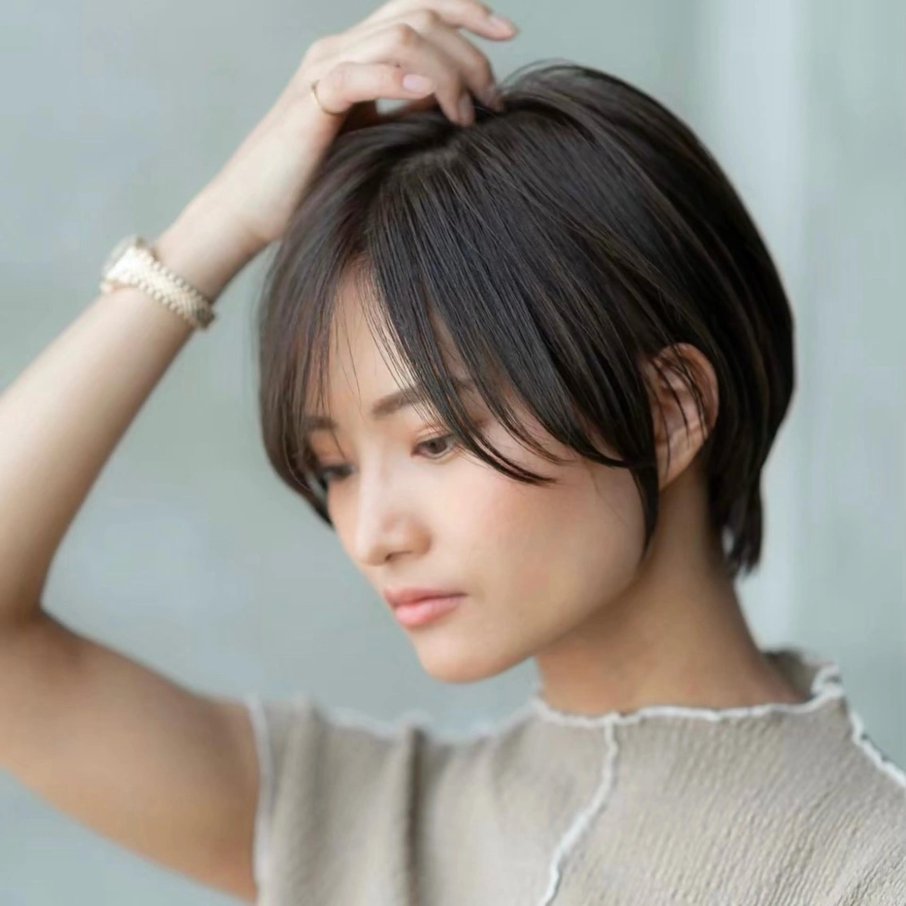 ショート カラー 渋谷ボブ/レイヤー ボブ田中航平のヘアスタイル