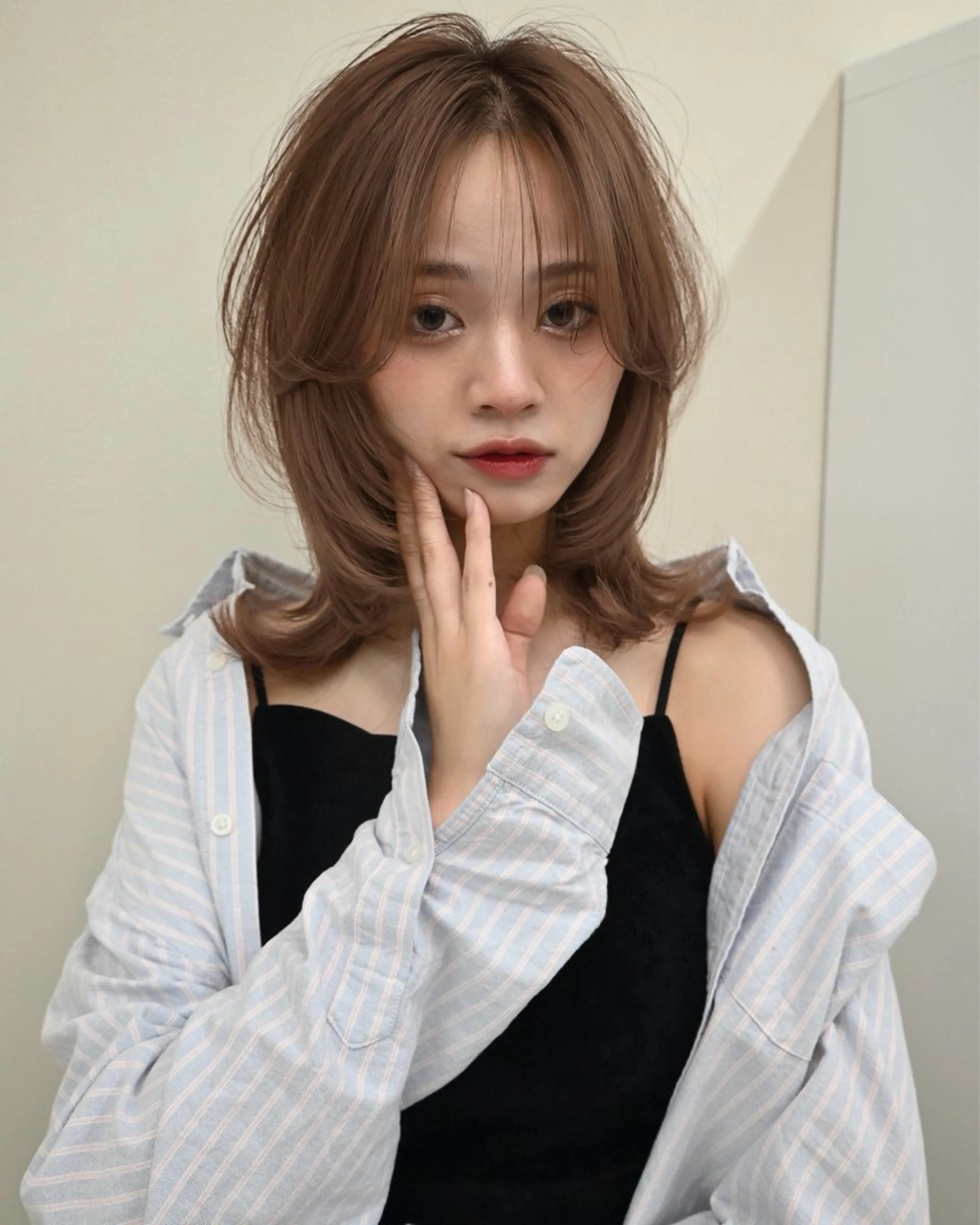 ミディアム カラー ヘアカラー aya / カットカラーのヘアスタイル