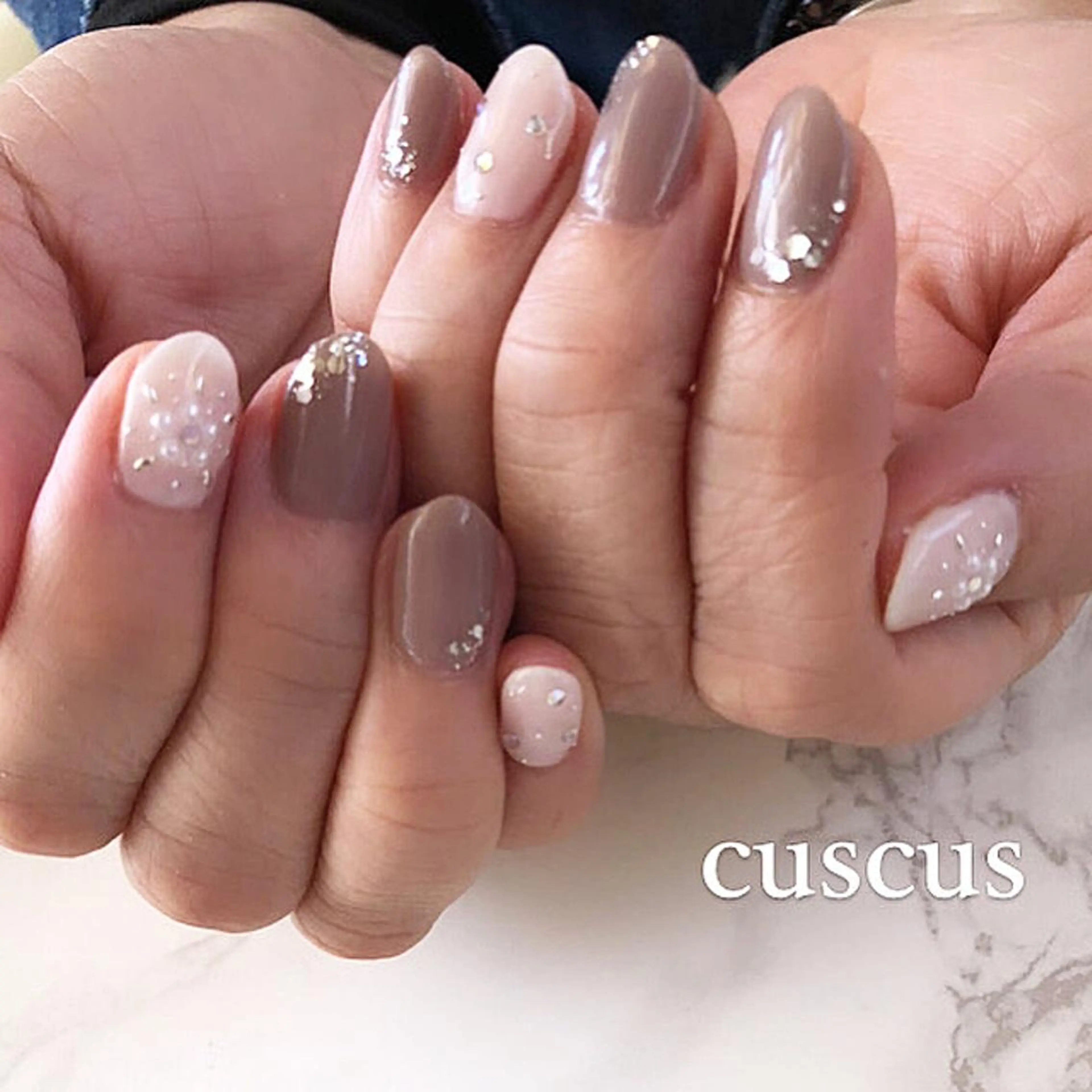 ネイル ハンドネイル ＣＵＳＣＵＳ …ｔ.akiのネイルデザイン