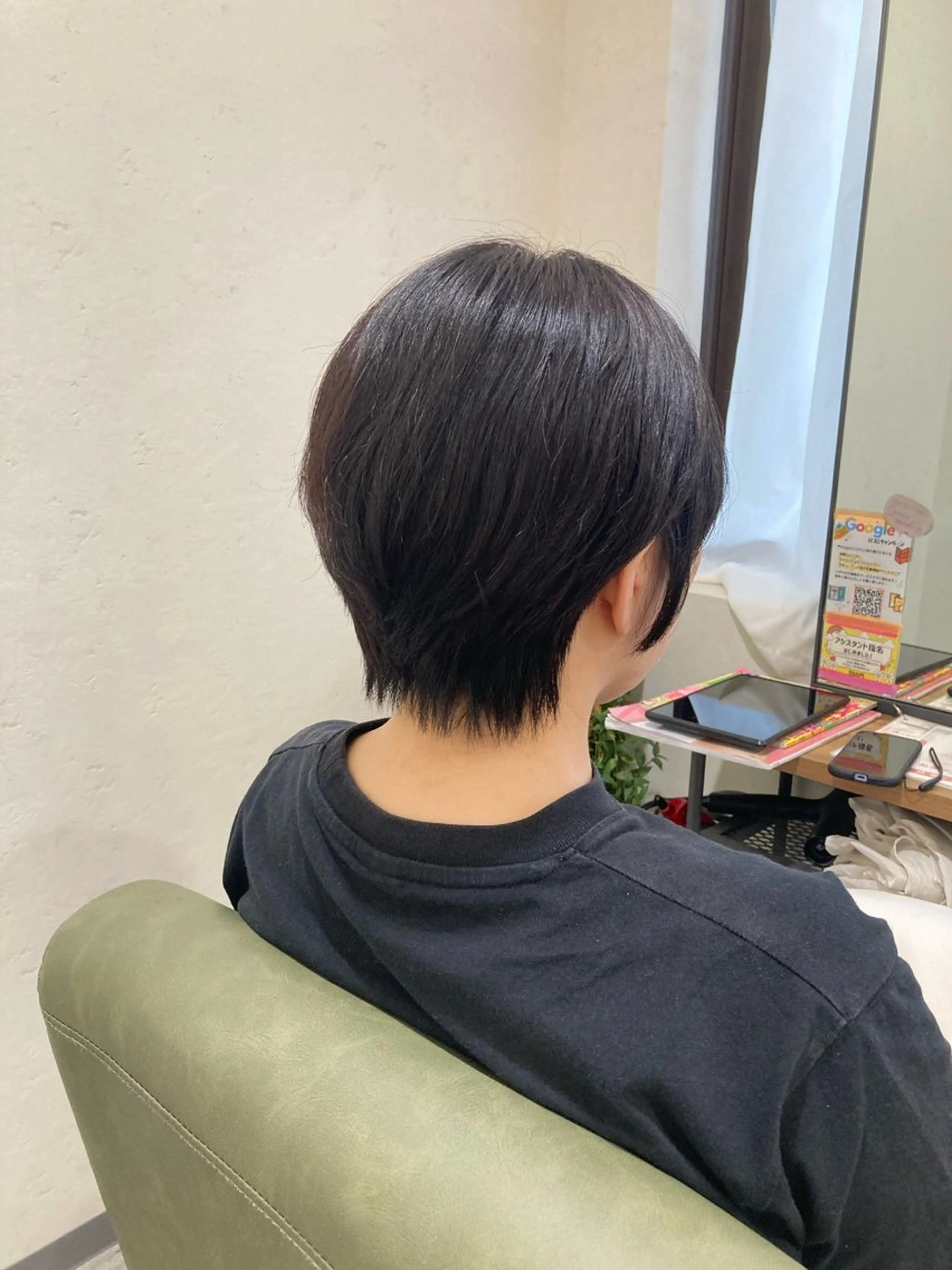 ショート nico 山田のヘアスタイル