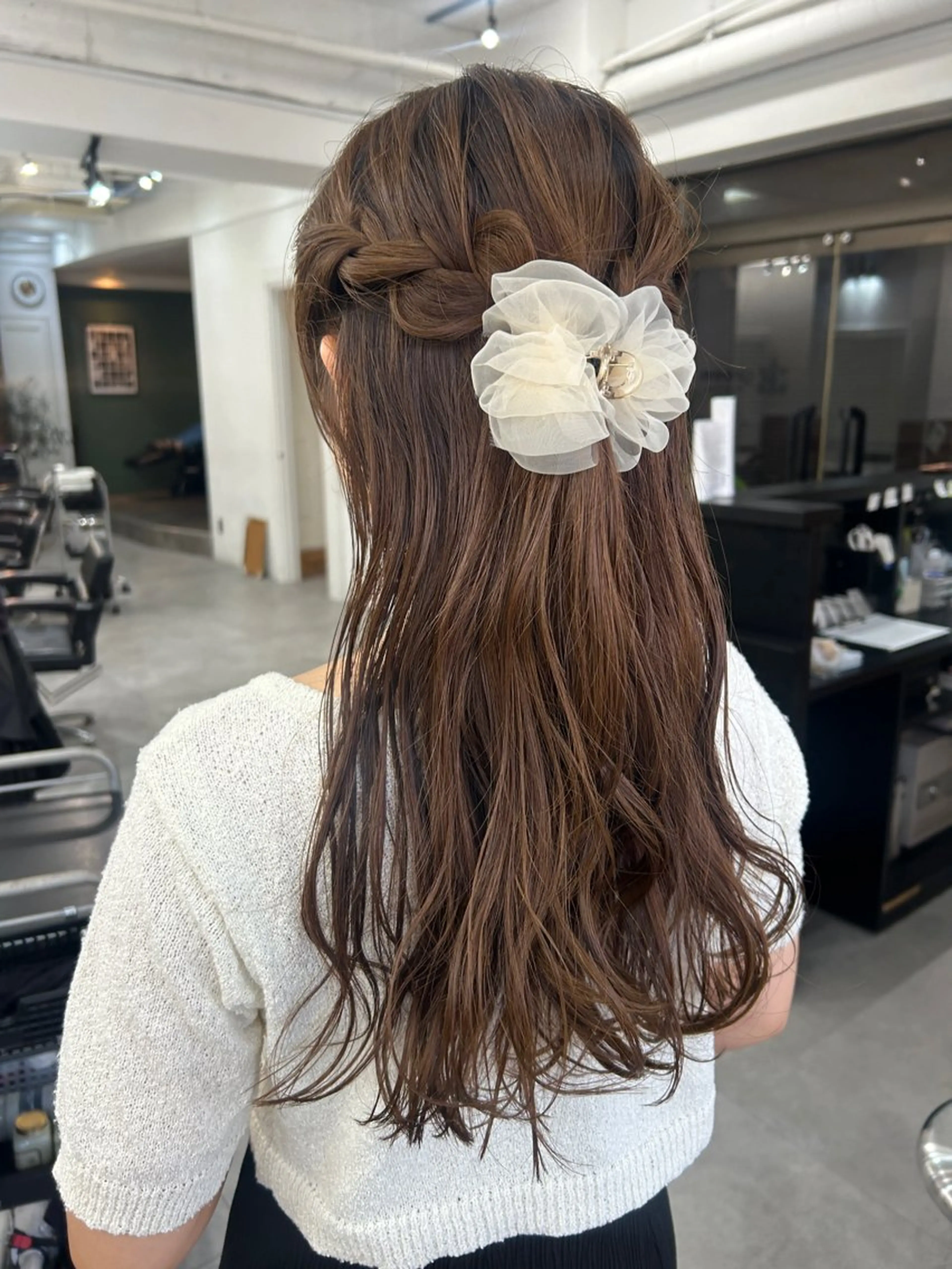 ヘアアレンジ レイヤーボブ/ 艶カラー/サナ🌼のヘアスタイル