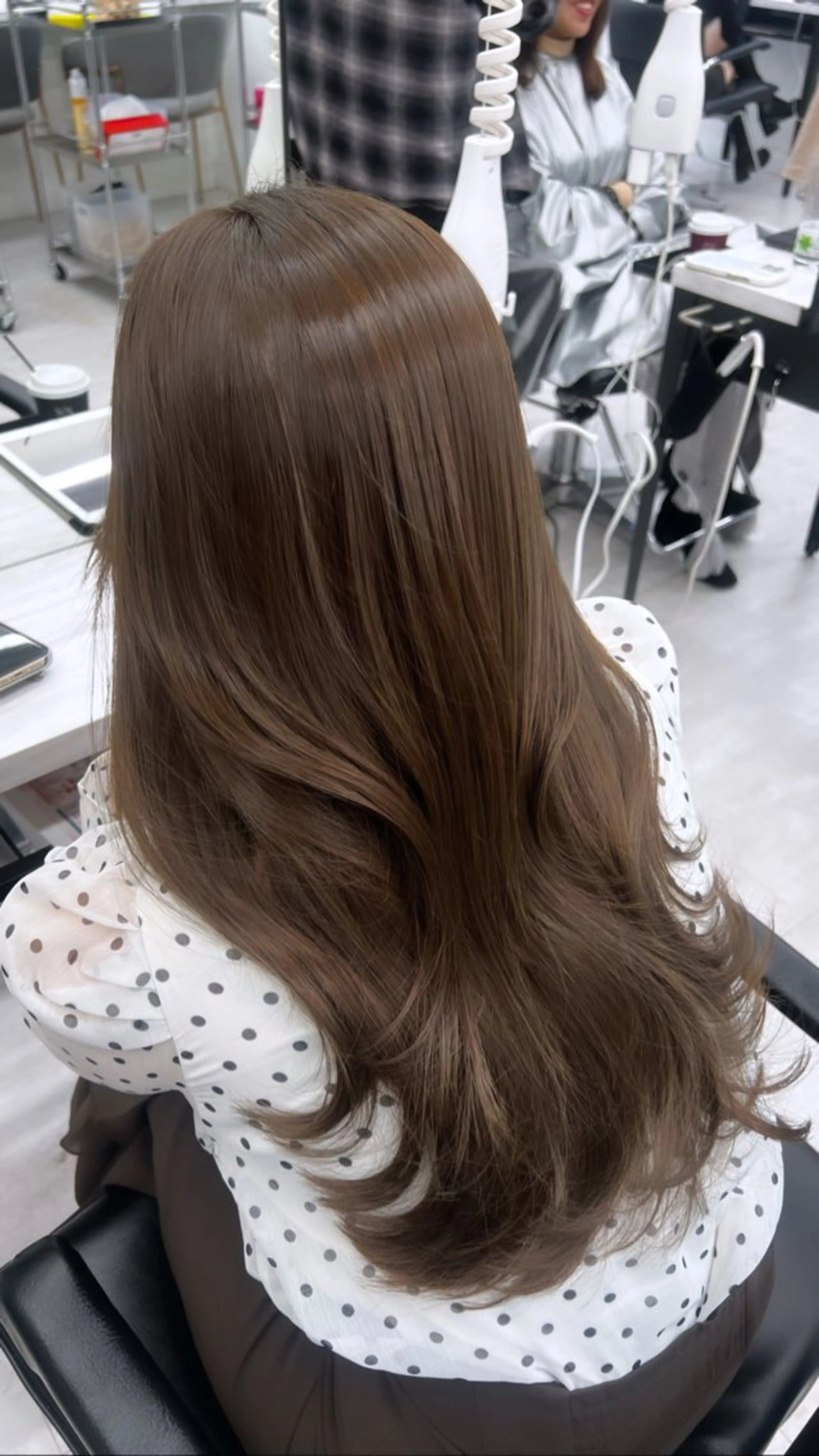 ロング カラー 韓国ヘア♡ 顔まわりカットayaのヘアスタイル