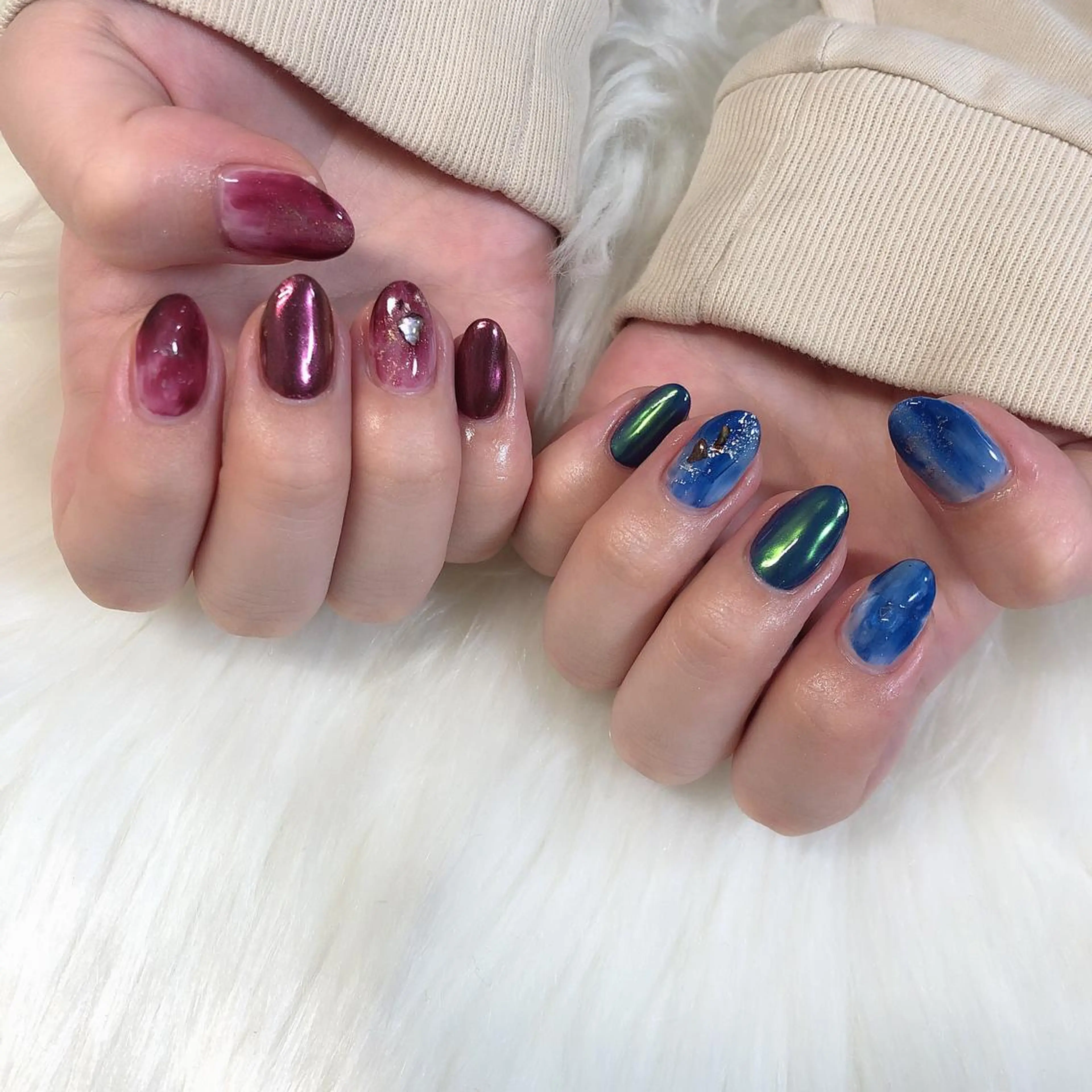 ネイル ハンドネイル 西岡 杏のネイルデザイン