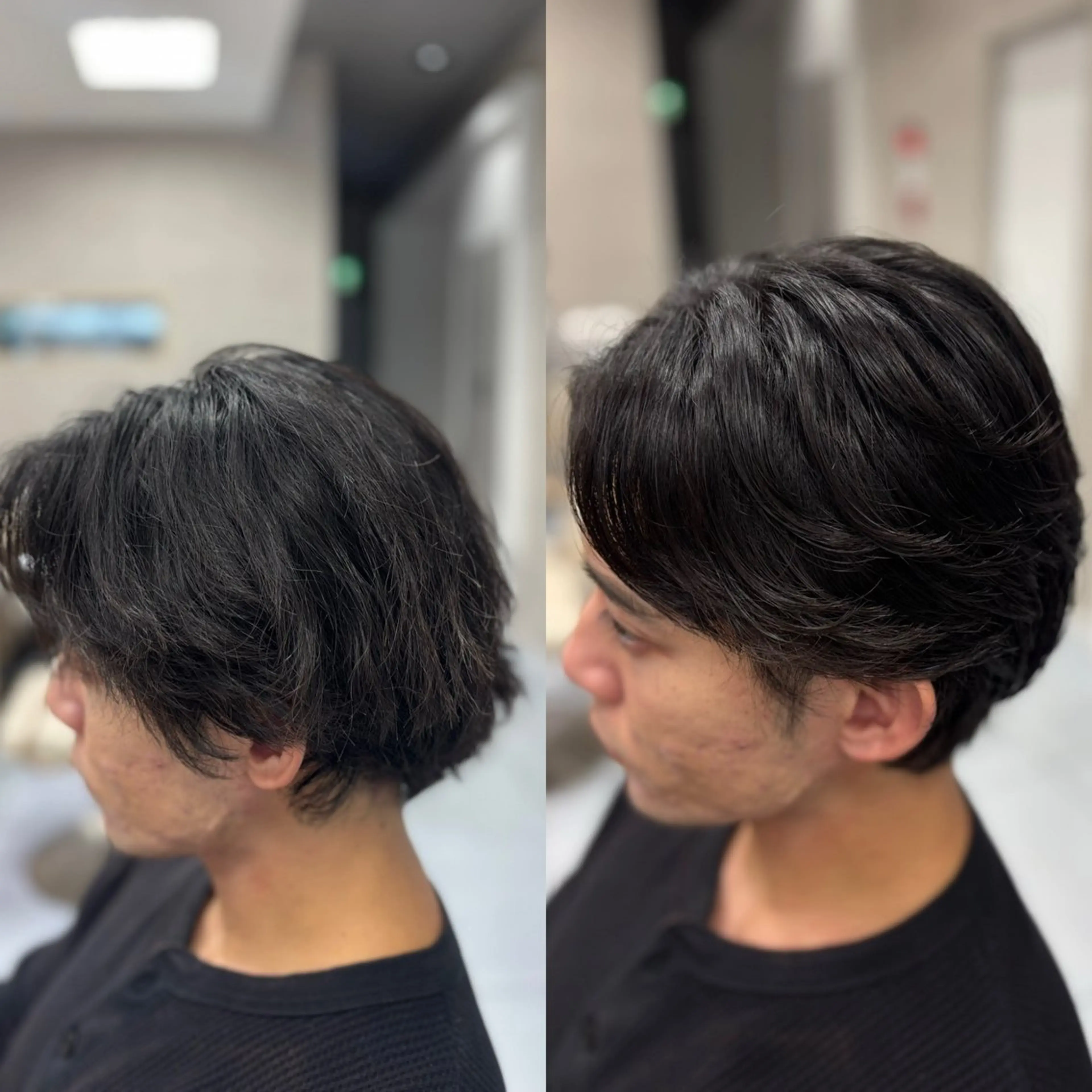 ショート パーマ メンズ カット パーマ メンズ特化韓国風 パーマスタイル/りんのヘアスタイル