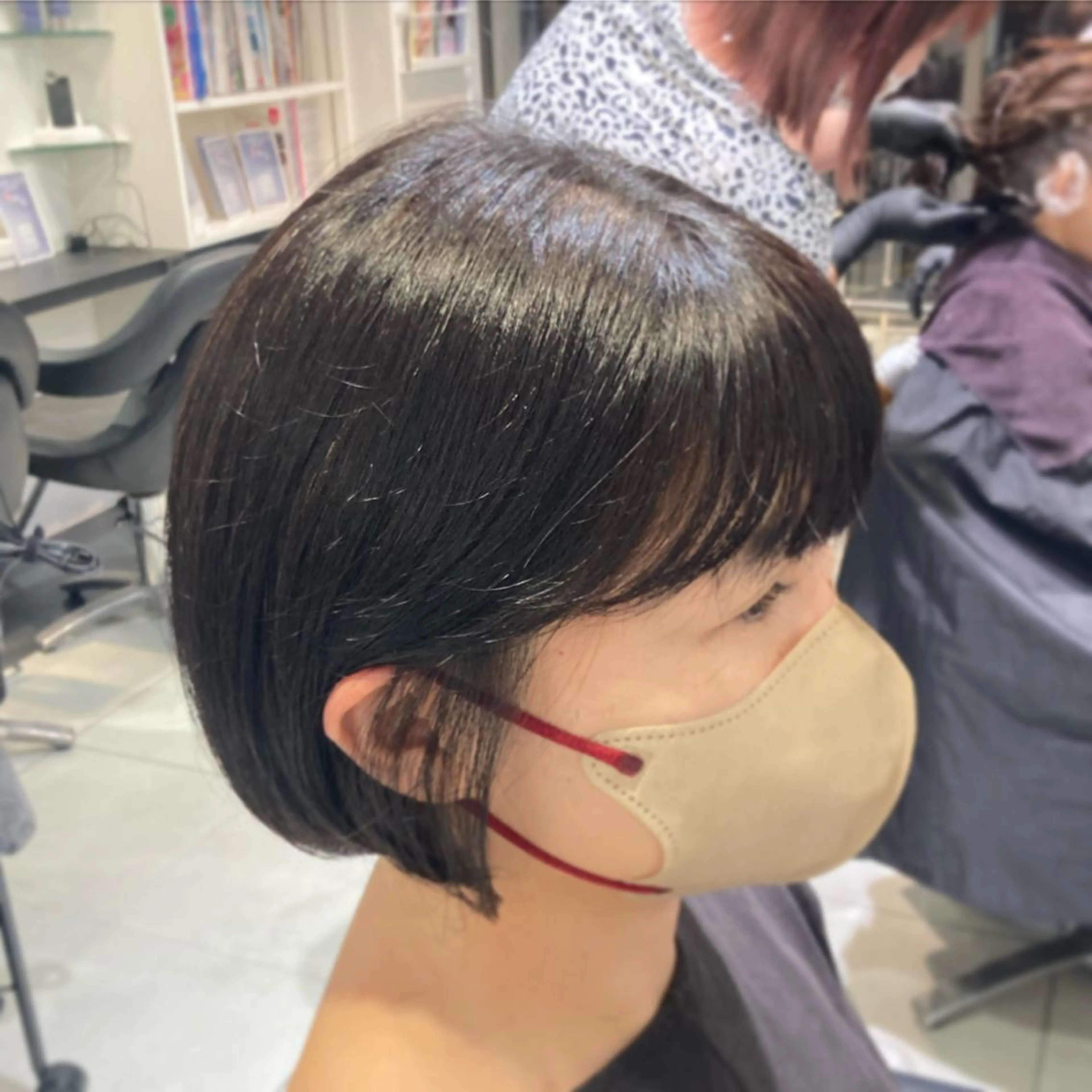 ショート 透明感カラー 板橋　島村美咲のヘアスタイル