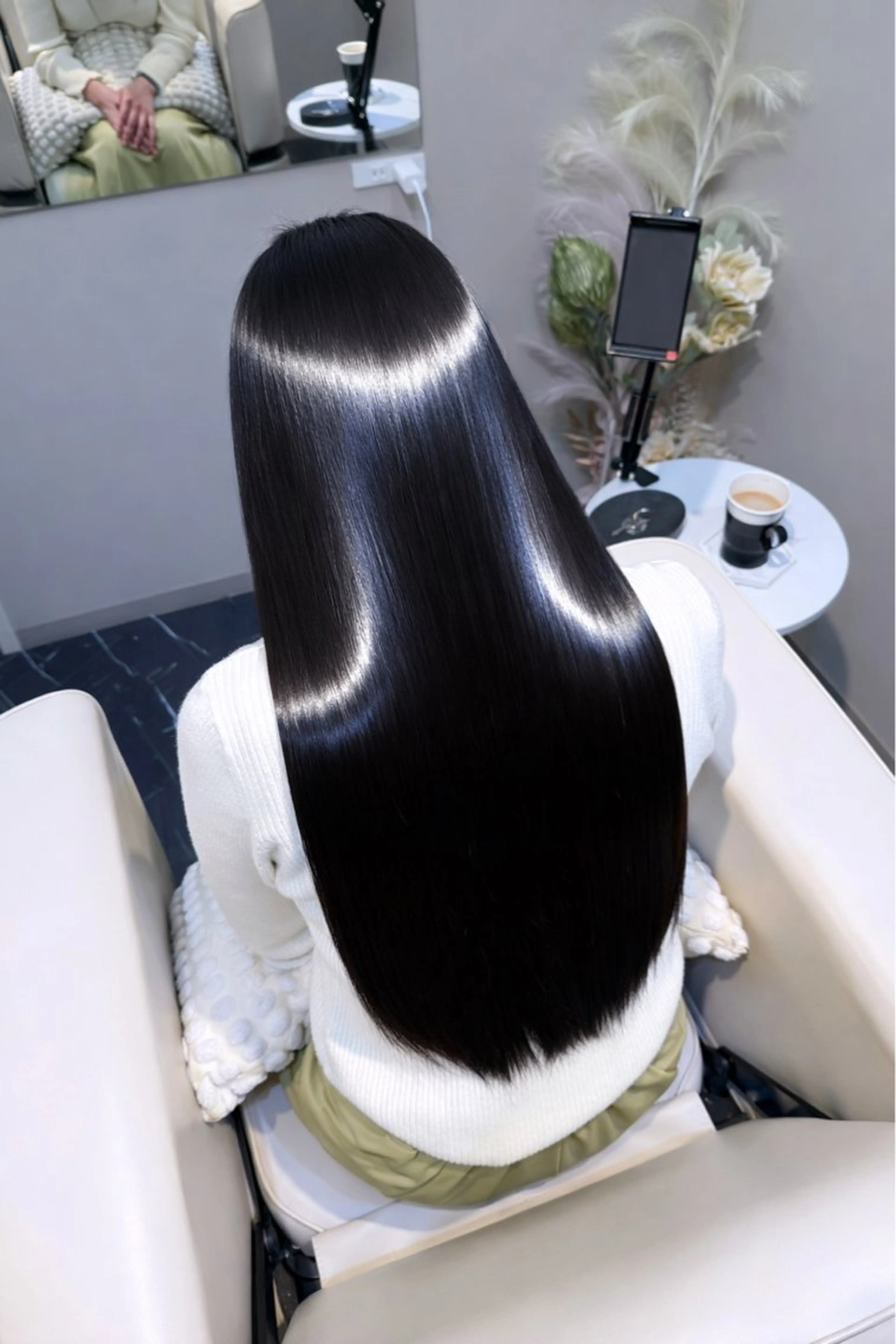 ロング カラー カット 縮毛矯正 トリートメント 神戸本格派髪質改善 /MITSUKIのヘアスタイル