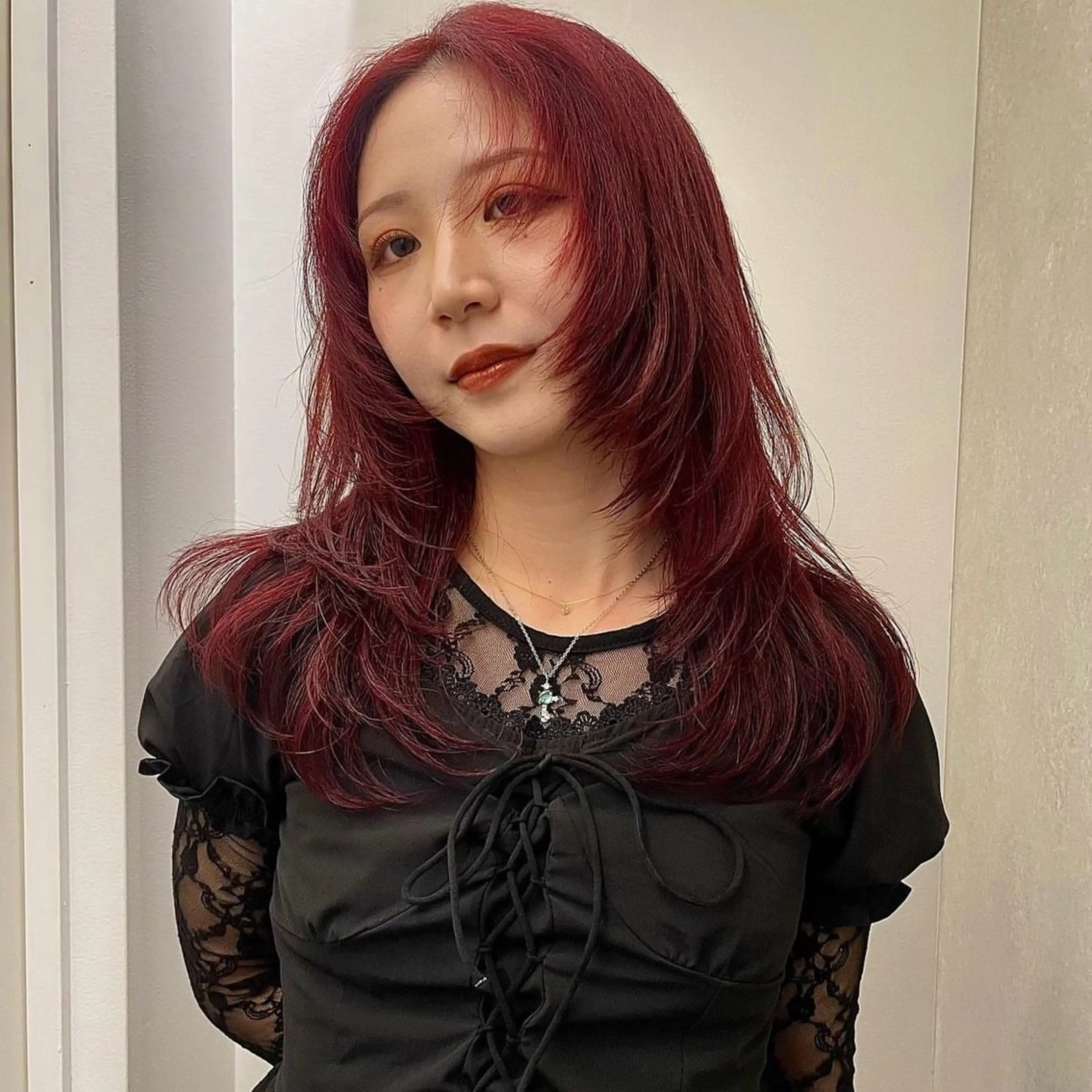 【minimo限定】🍒暖色カラー❤️＋トリートメント🧖🏻‍♀️の写真