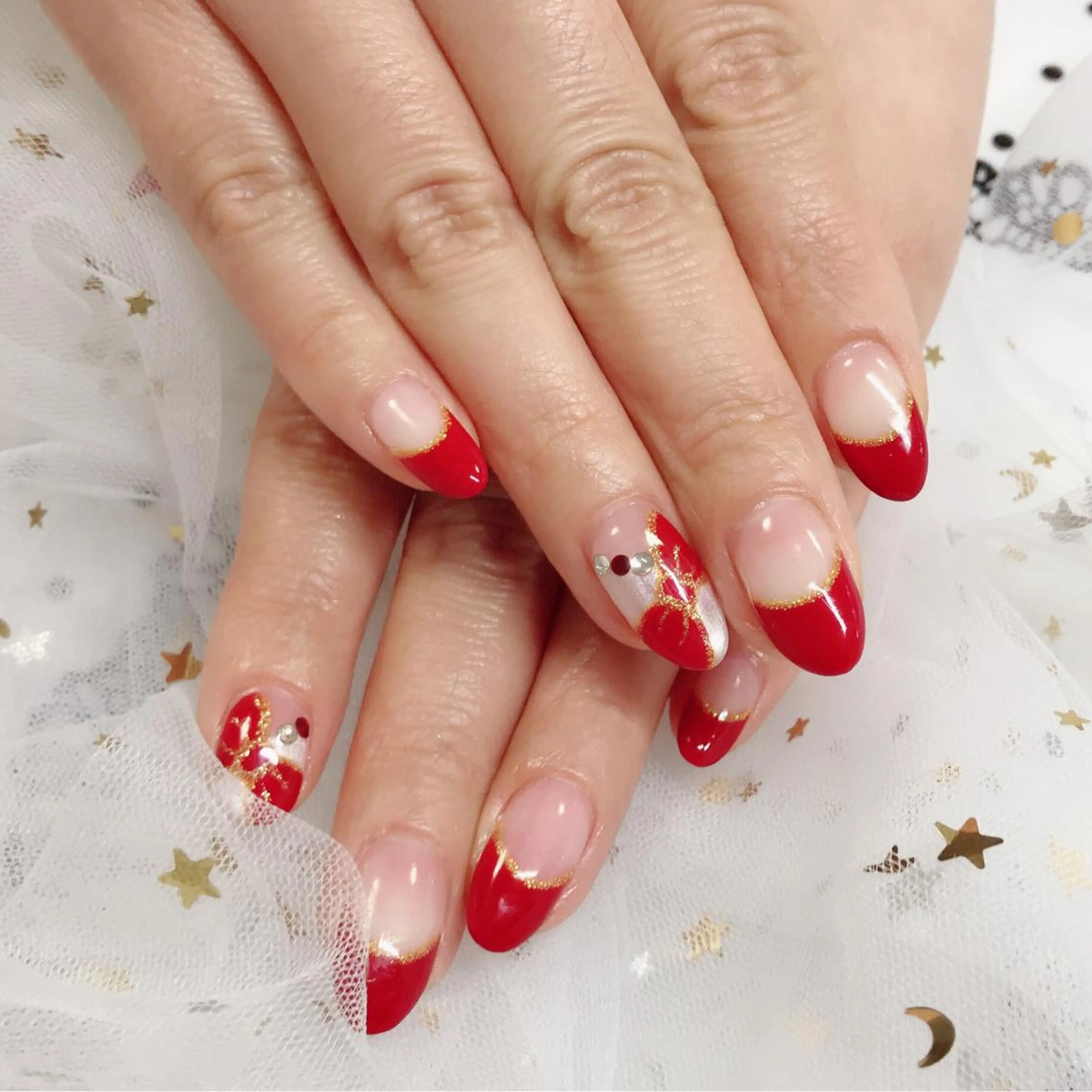 カラー ネイル アートネイル Q Free nailsのネイルデザイン