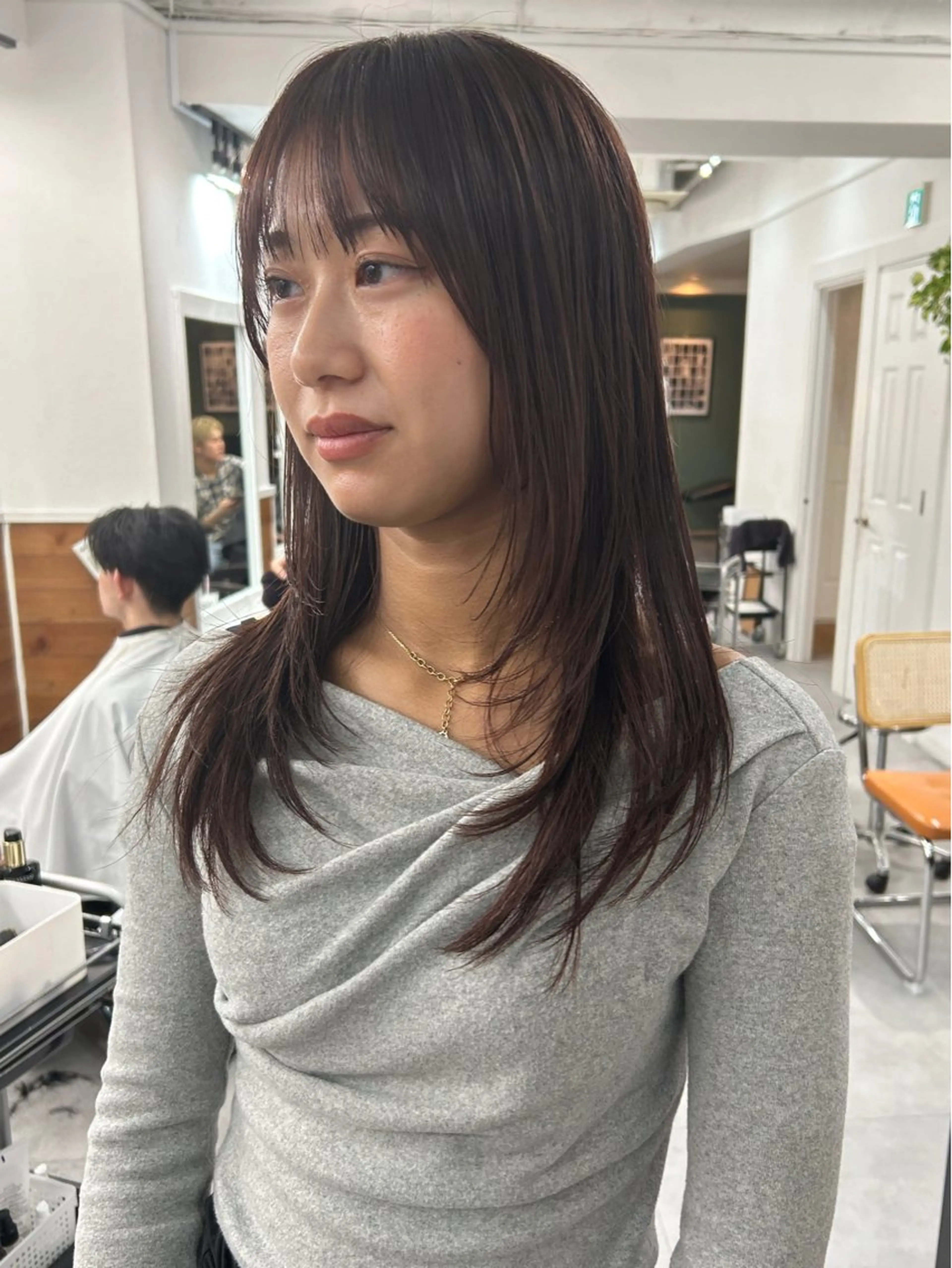ロング カラー レイヤーボブ/ 艶カラー/サナ🌼のヘアスタイル