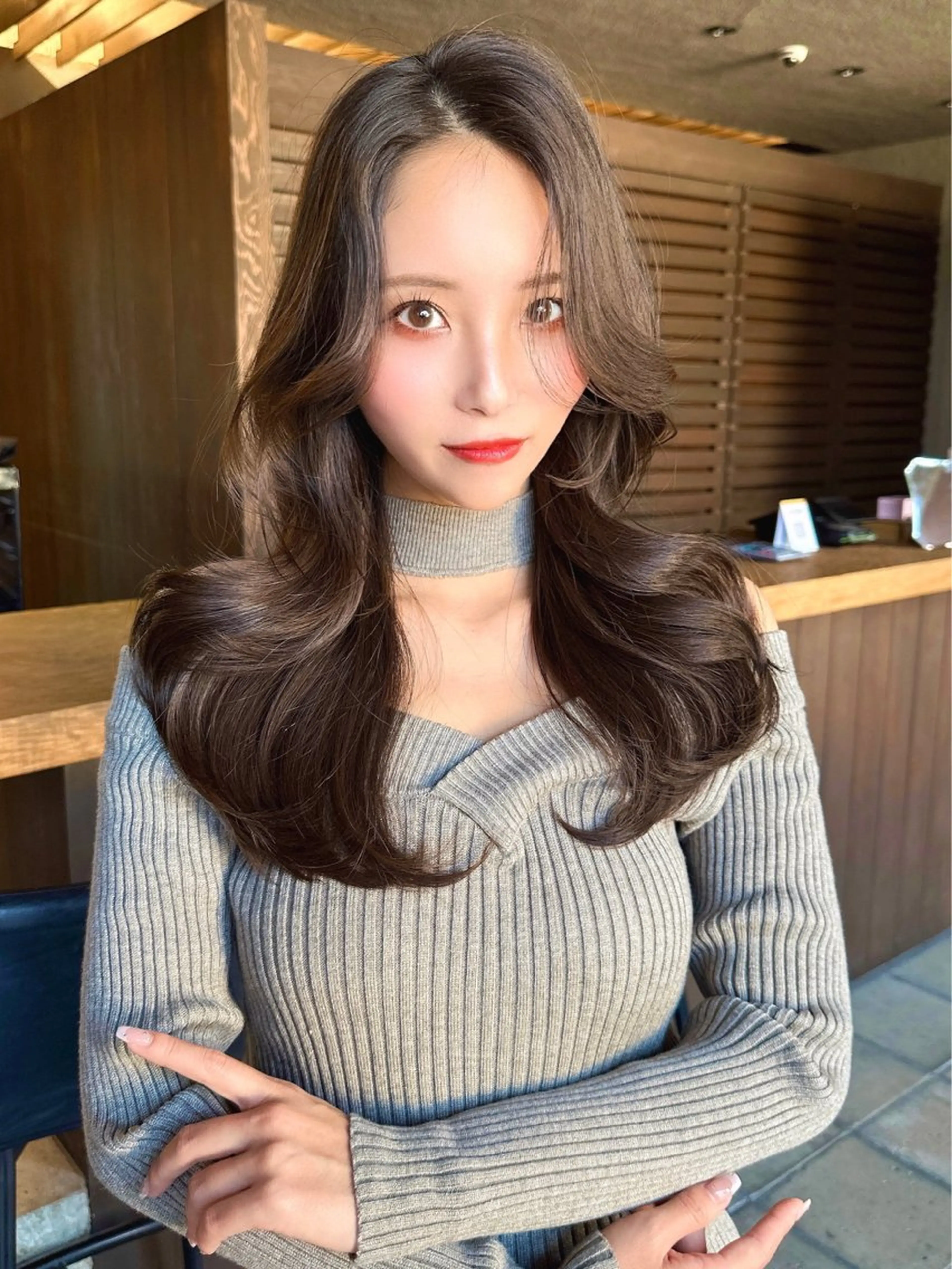 👑【人気NO.1メニュー】✨透明感カラー+似合わせカット+補修トリートメント✨の写真