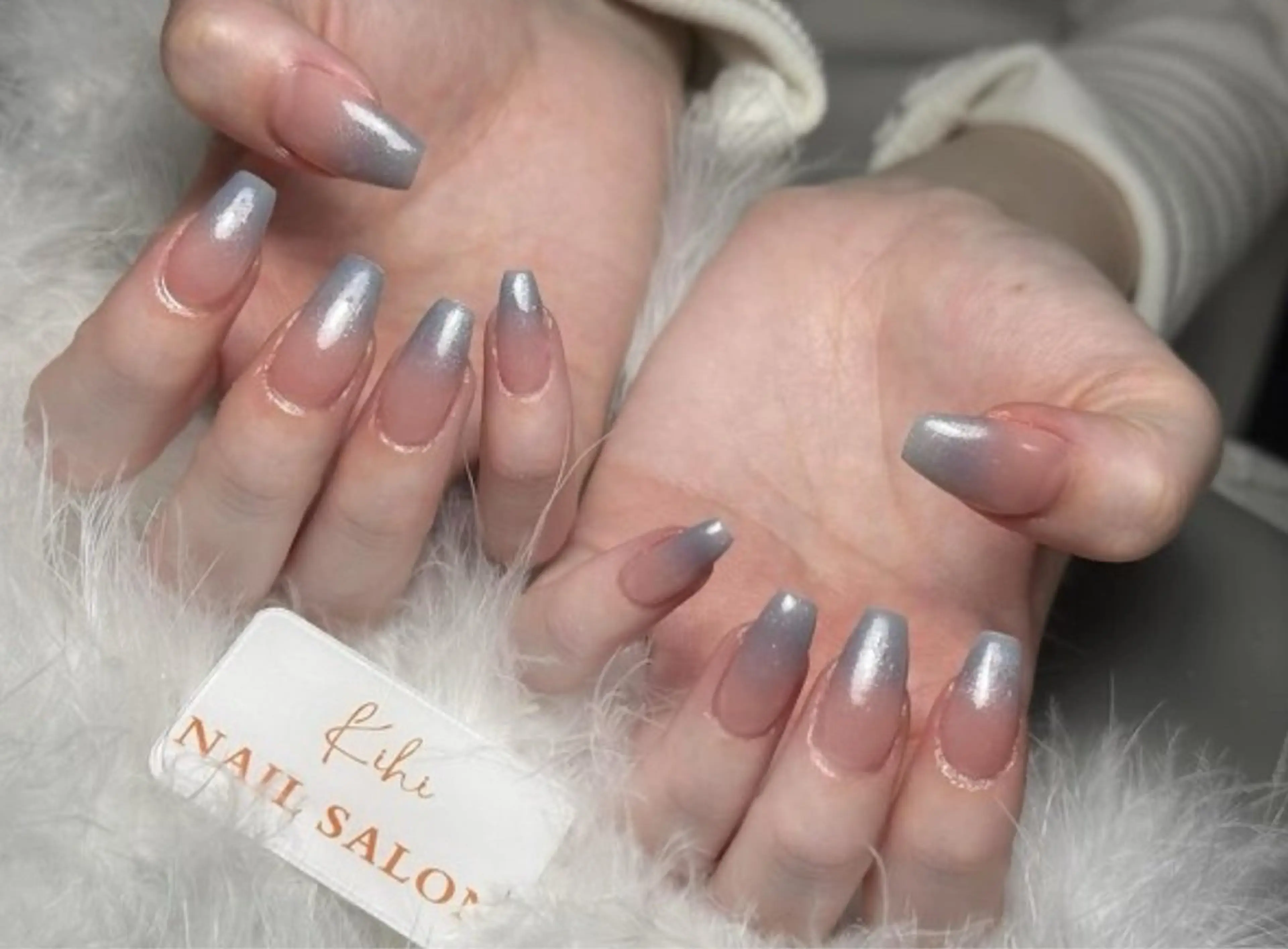 マクネットグラデーション(ジェルオフ無料)の写真