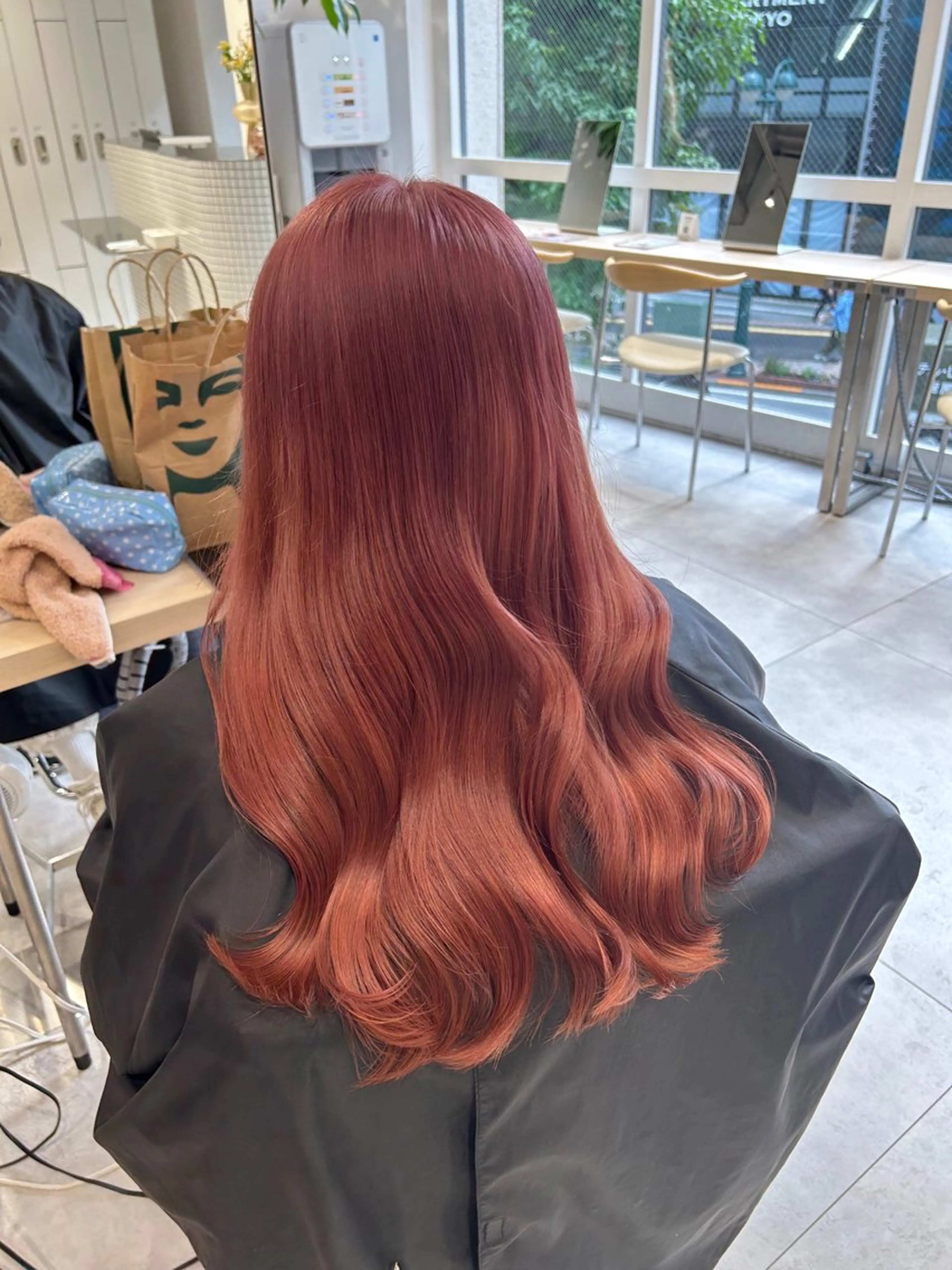 ロング カラー ミディアムヘア Chifumiのヘアスタイル