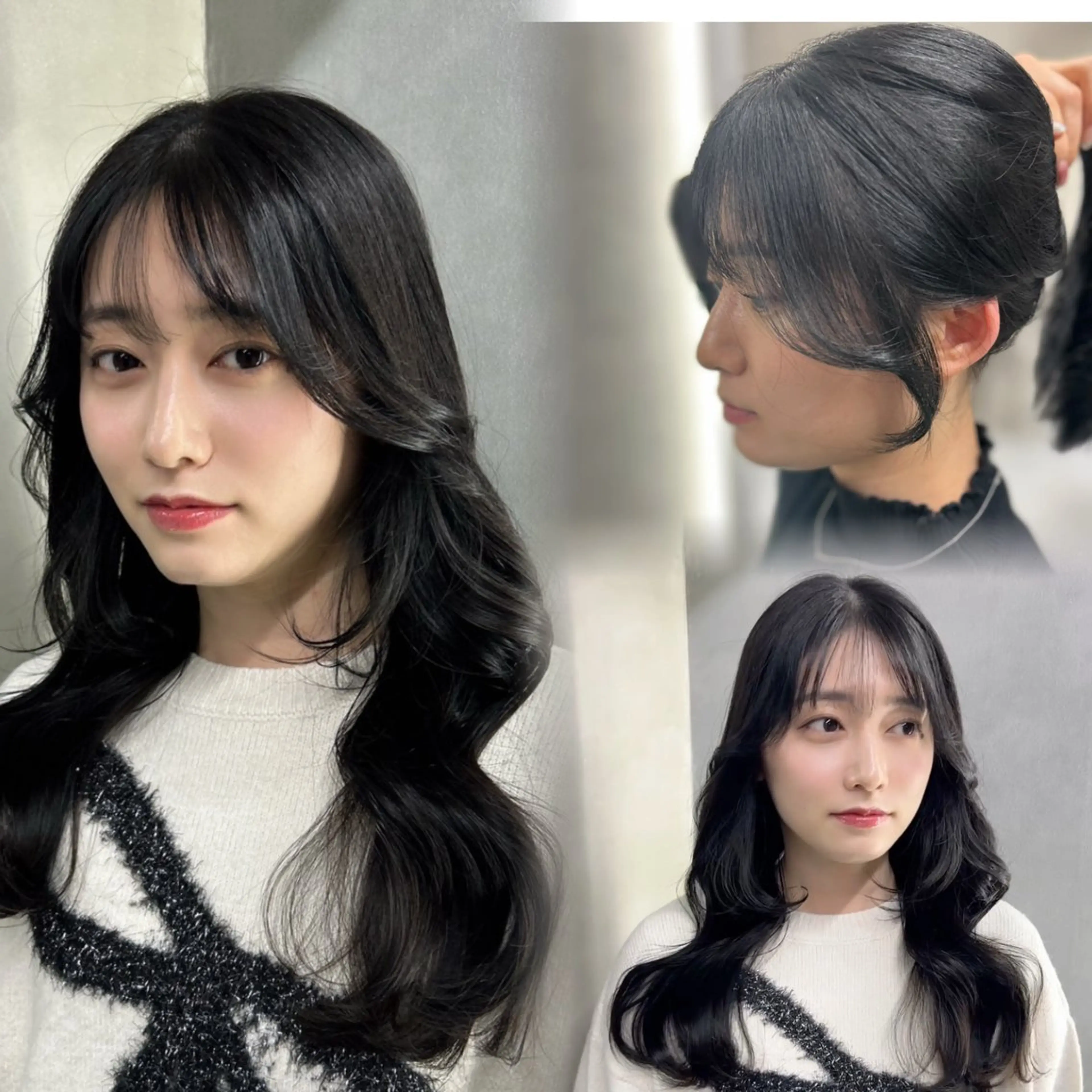 ✨前髪顔周りカット＋カラー＋髪質改善スタンダード✨の写真