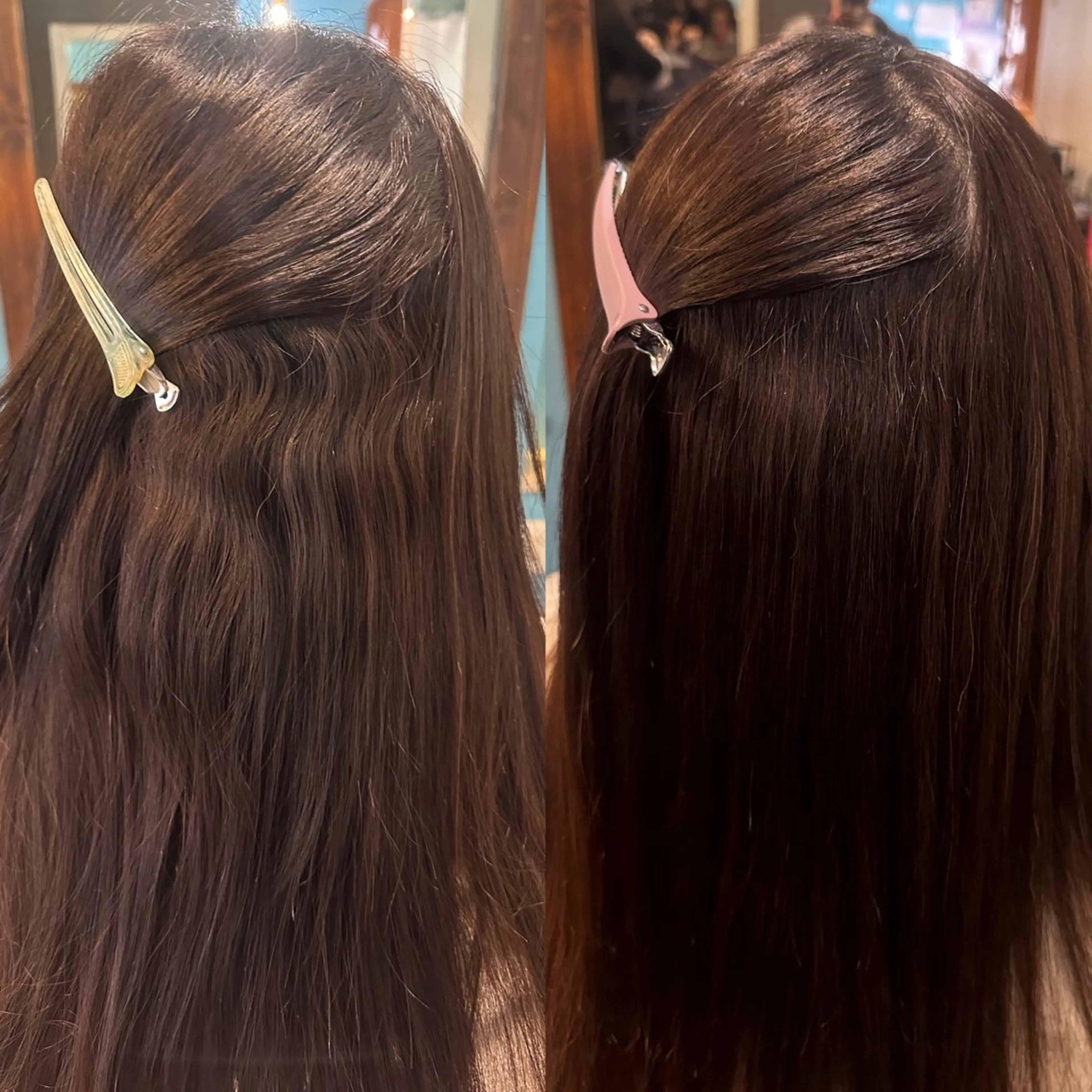 ロング 縮毛矯正 安達 望のヘアスタイル