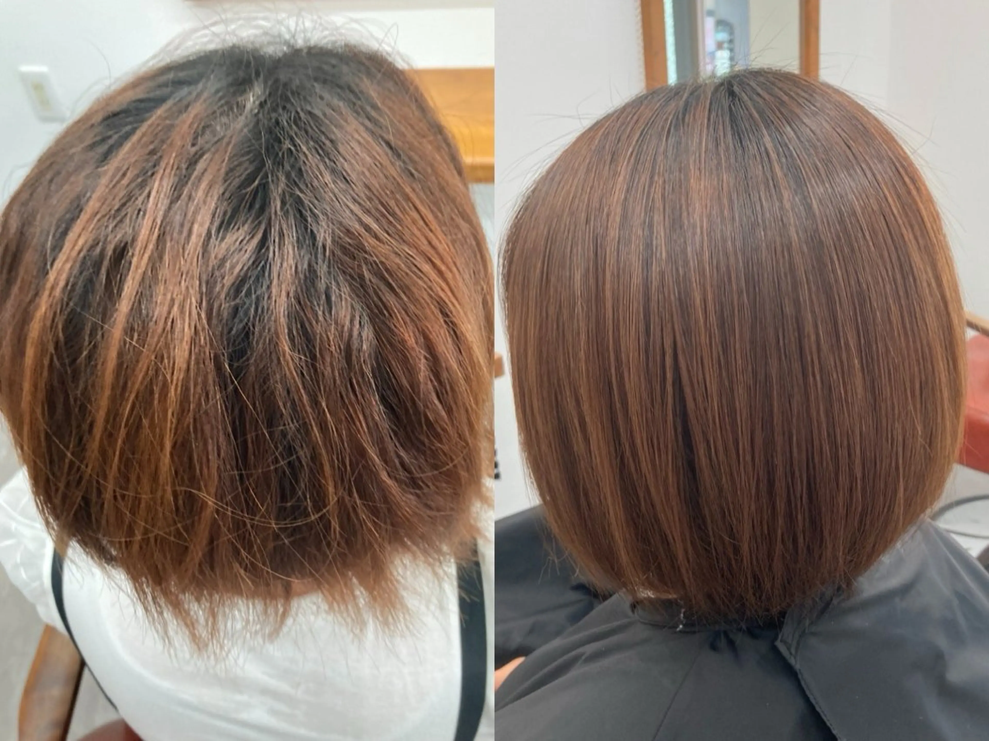 ミディアム 髪質改善 松本のヘアスタイル