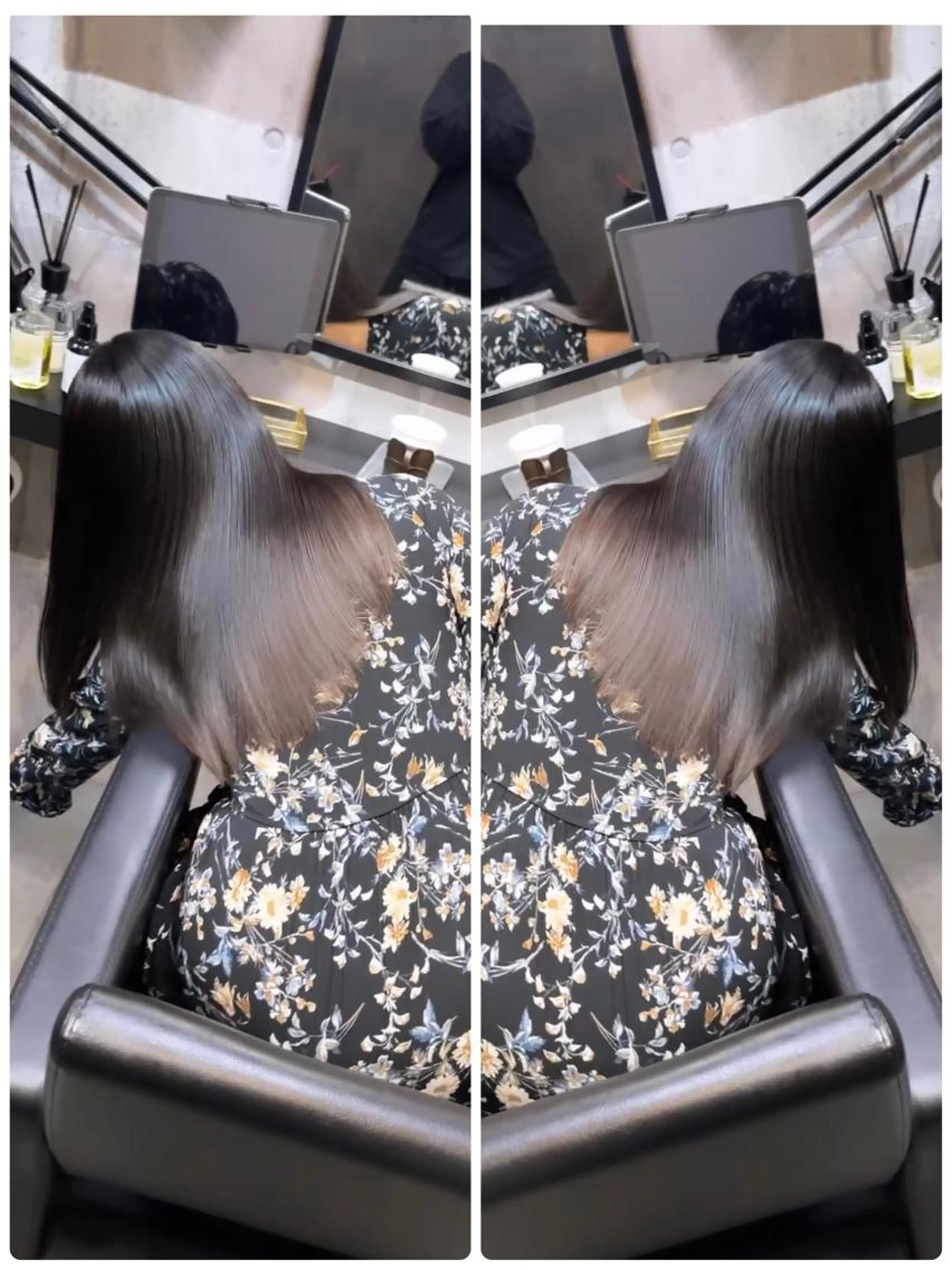 ✨【髪質改善】ストレート＋カラー＋カットの写真