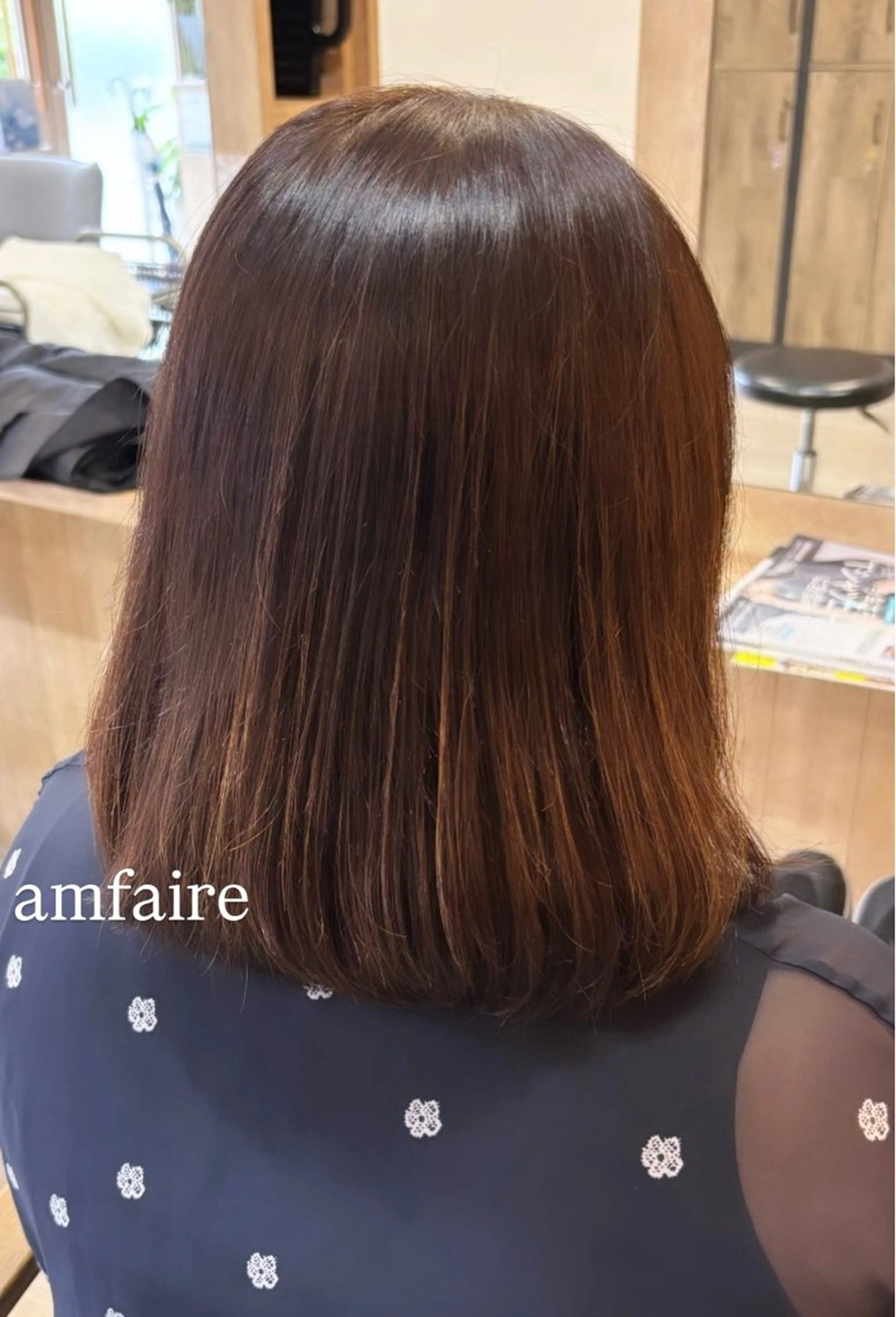 ミディアム shimizu .のヘアスタイル