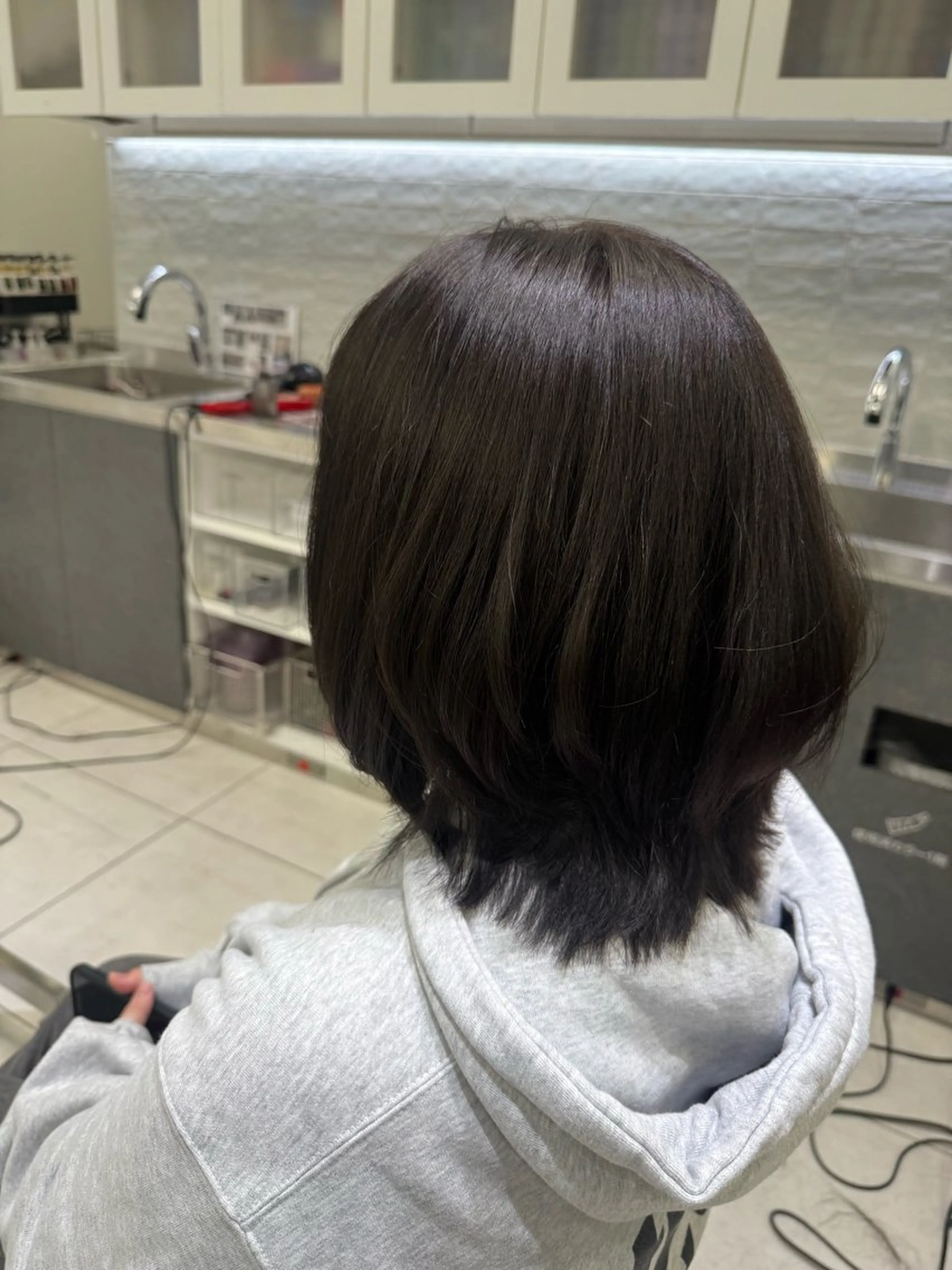 ミディアム カット little×esta 大名 【リトルエスタ】所属・littleesta 那月のヘアスタイル