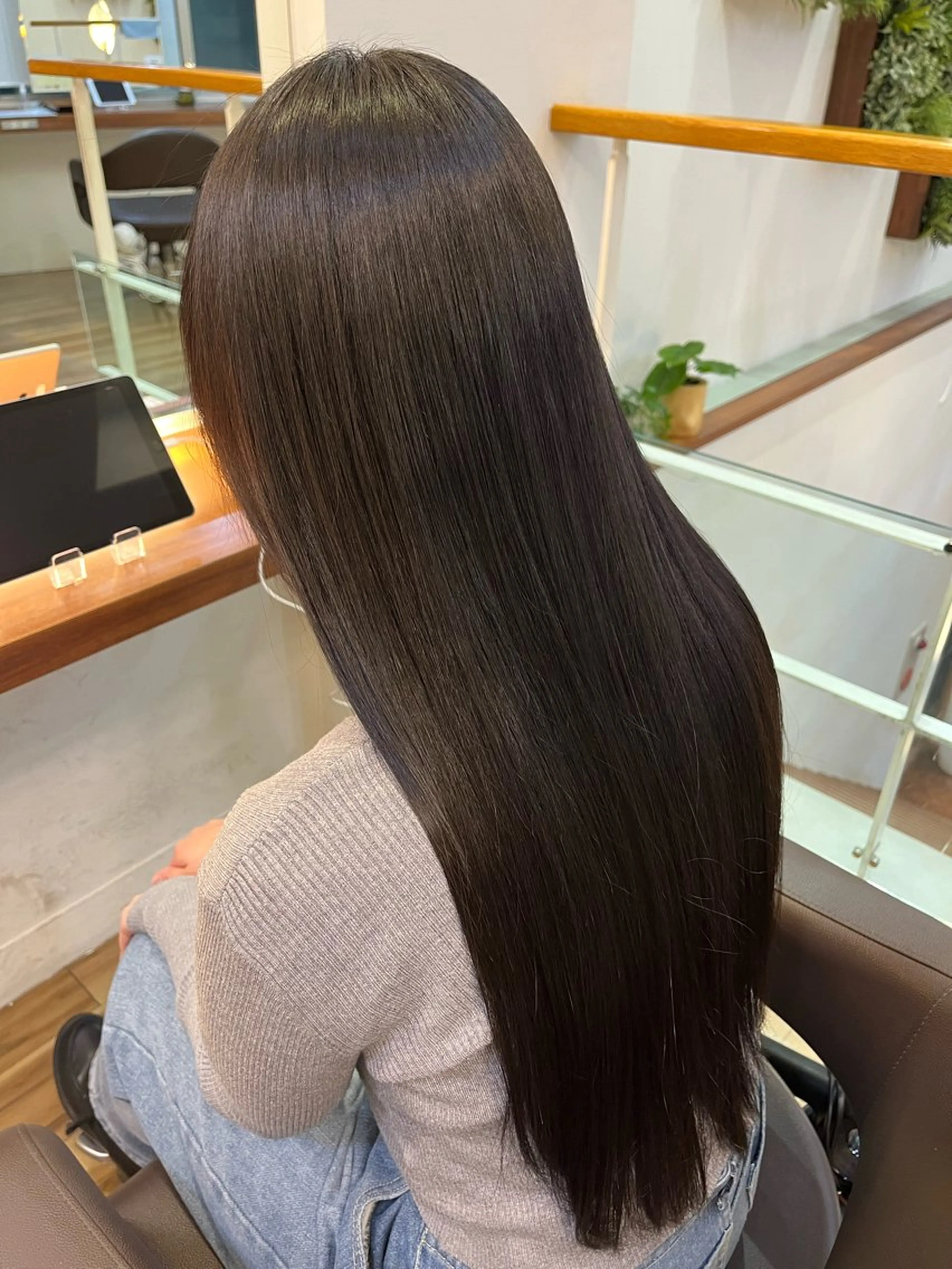 ロング 縮毛矯正 縮毛矯正 すばる/縮毛矯正 /似合わせカラーのヘアスタイル