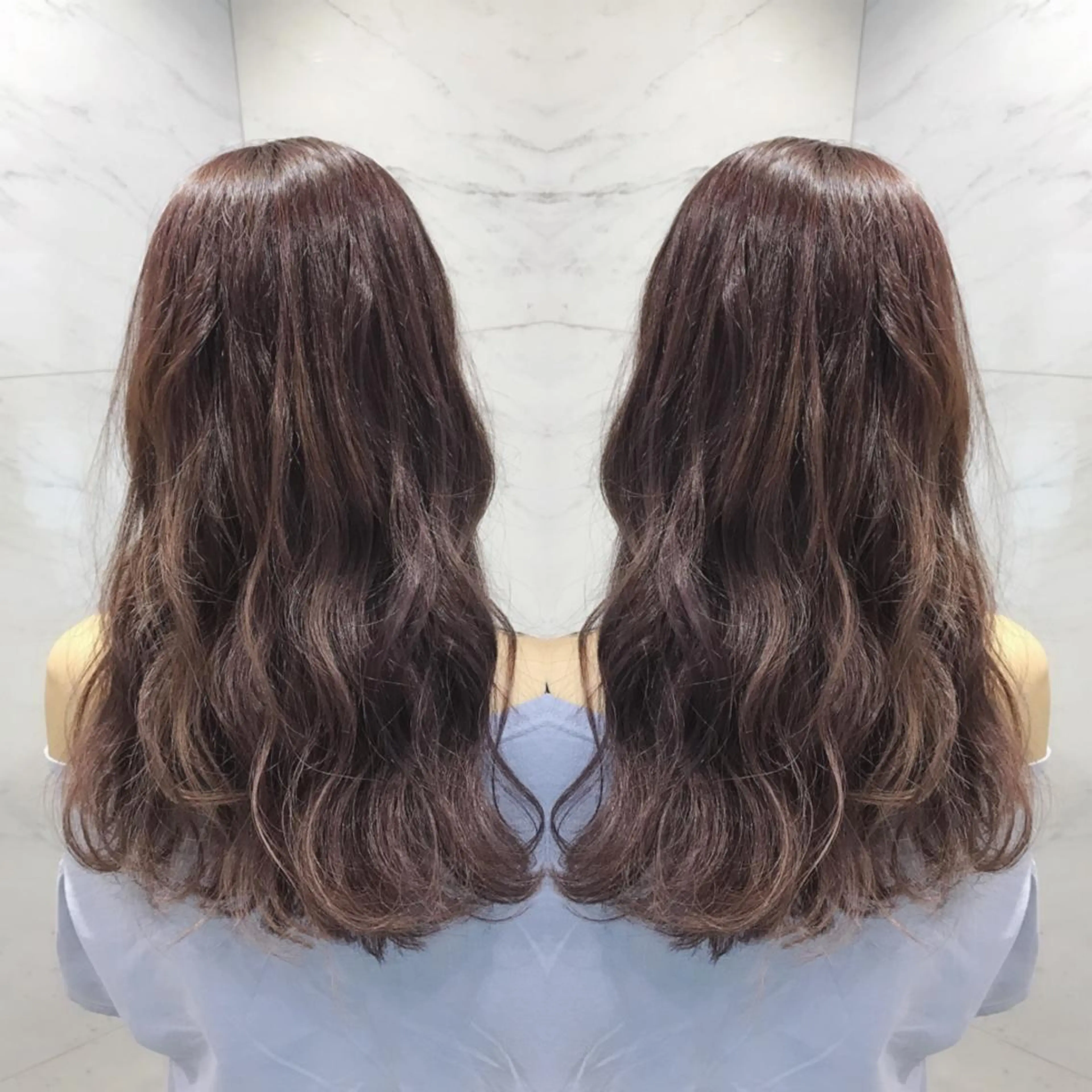 ロング カラー ヘアカラー cecil hair所属・重政 和樹のヘアスタイル