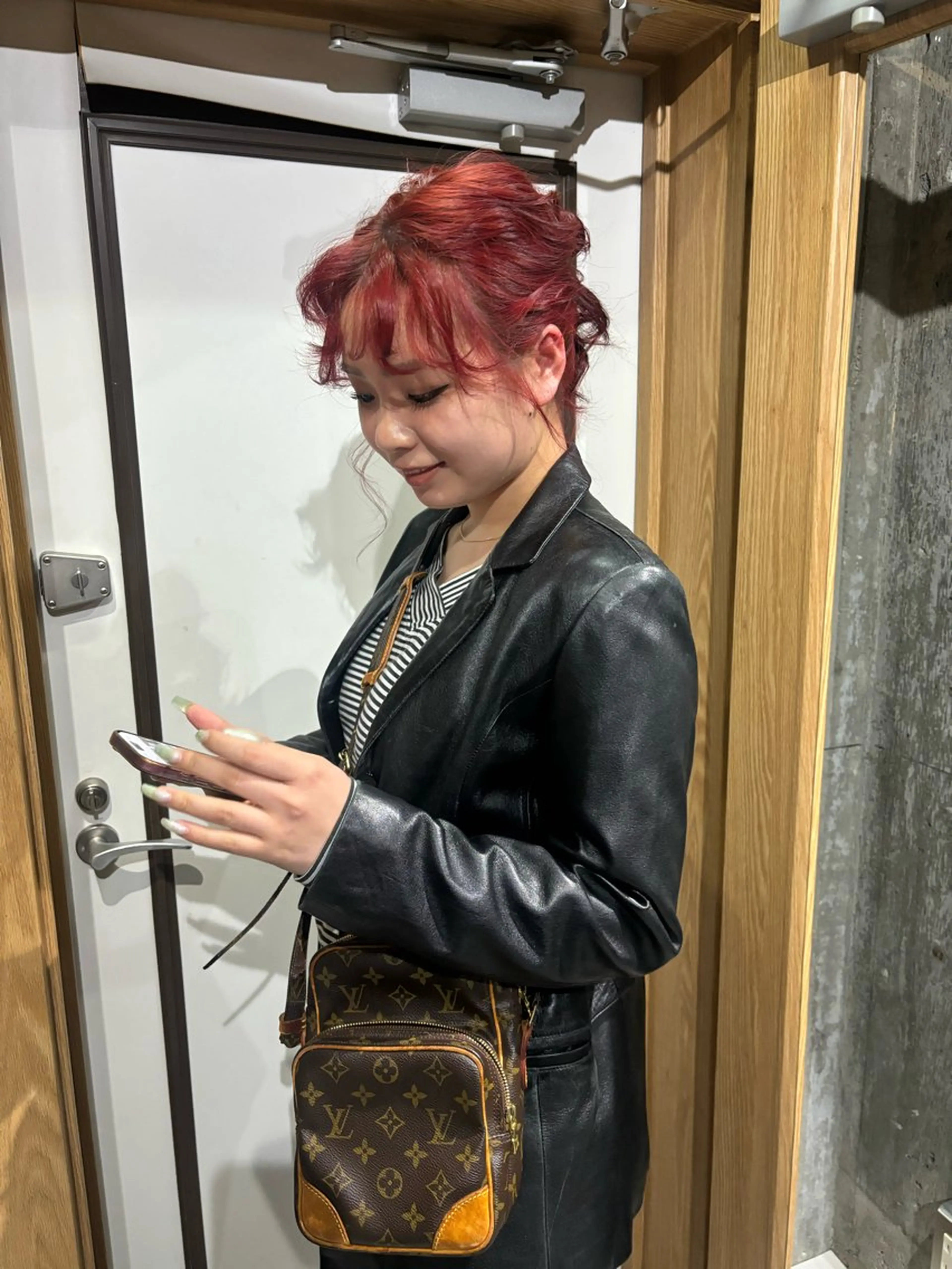 セミロング ヘアカラー 🍎デザインカラー /カエデ🍎のヘアスタイル