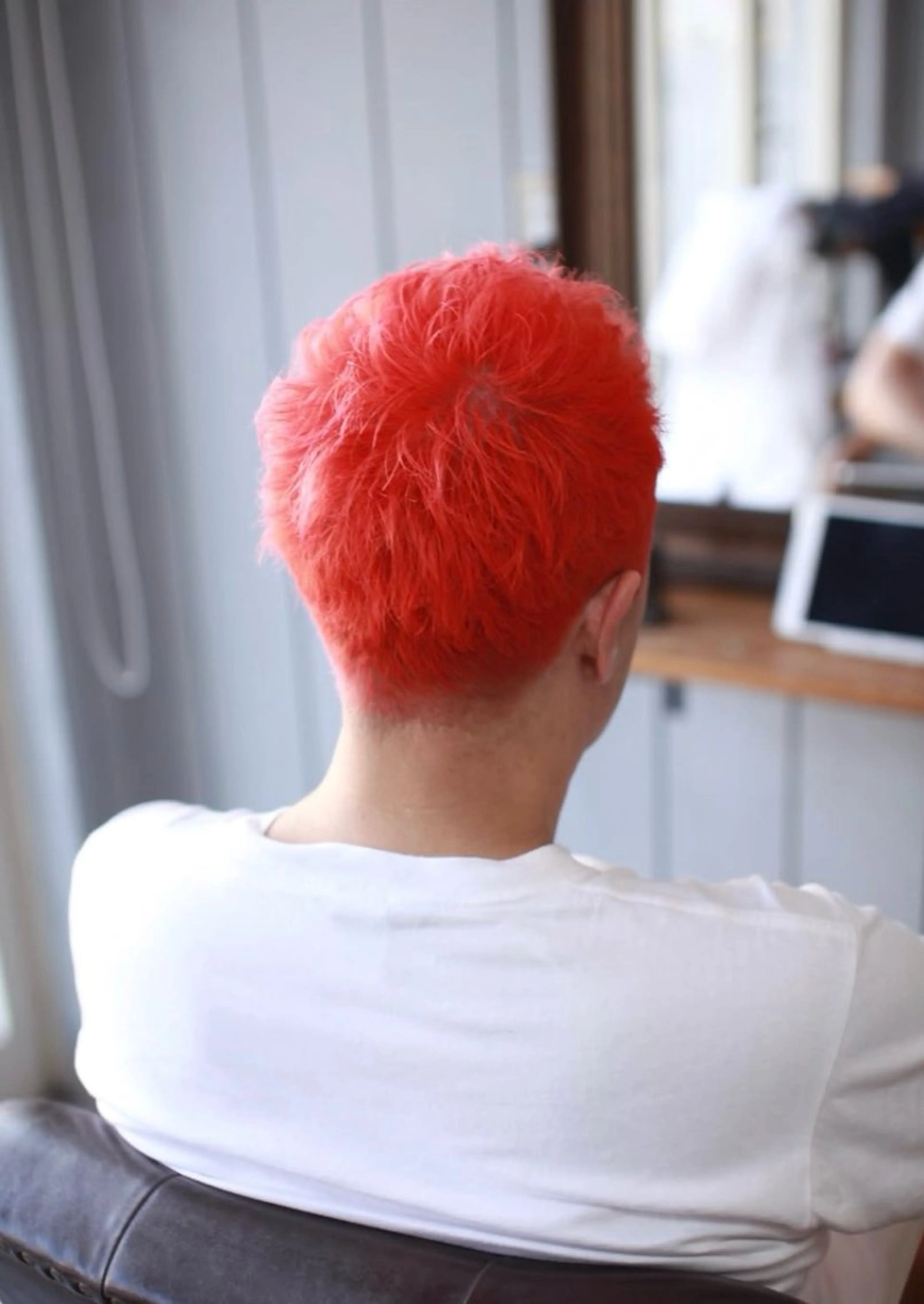 ショート カラー メンズ カット ヘアカラー トリートメント 大西 カズマのヘアスタイル