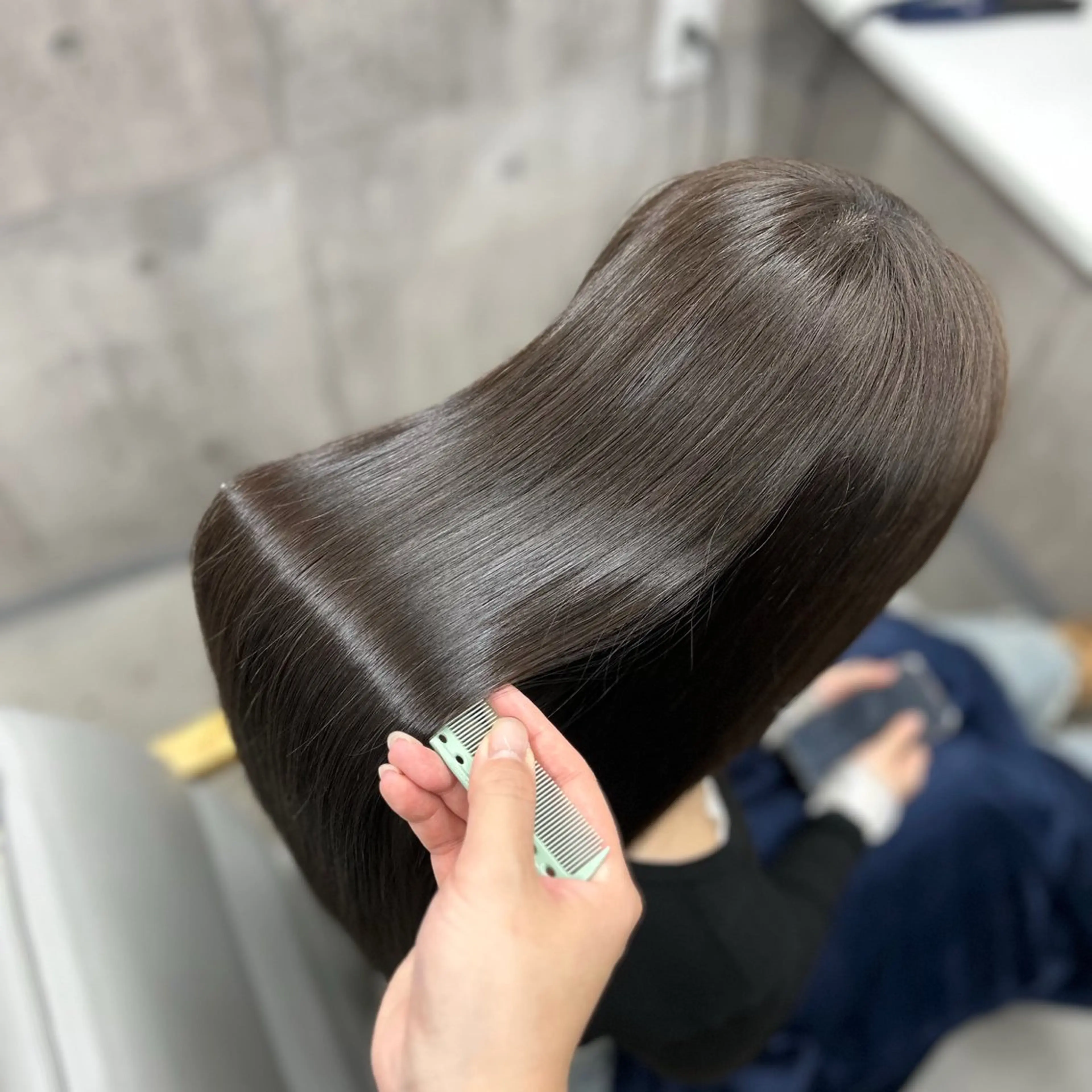 ロング カラー パーマ 髪質改善 縮毛矯正 トリートメント 三宮/髪質改善/縮毛 矯正🎀MISAKIのヘアスタイル